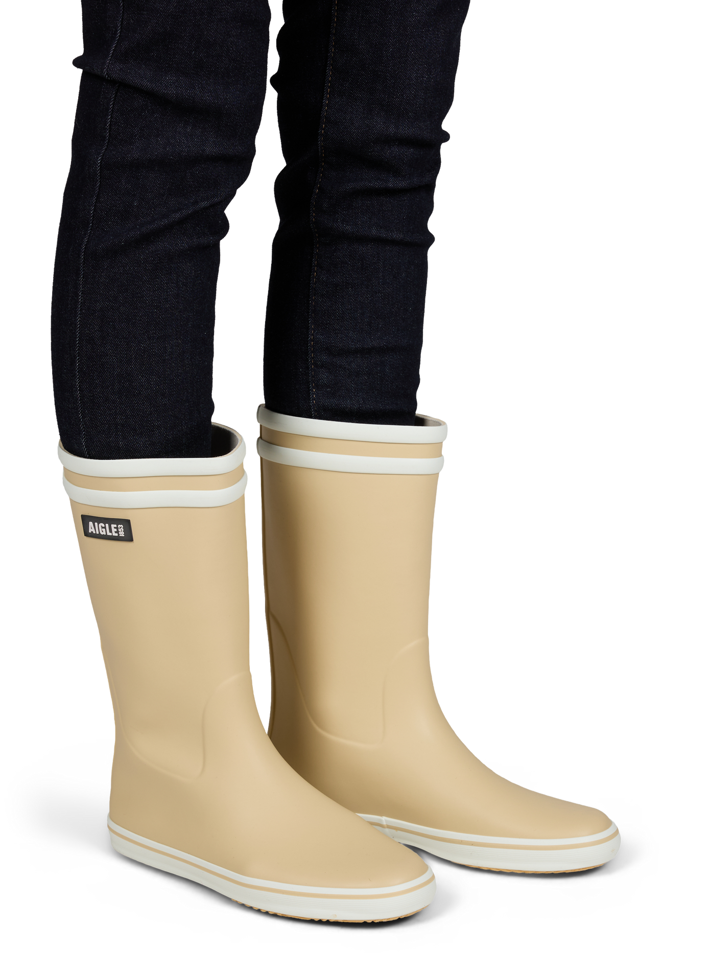 Bottines Malouine 2 en caoutchouc AIGLE Beige