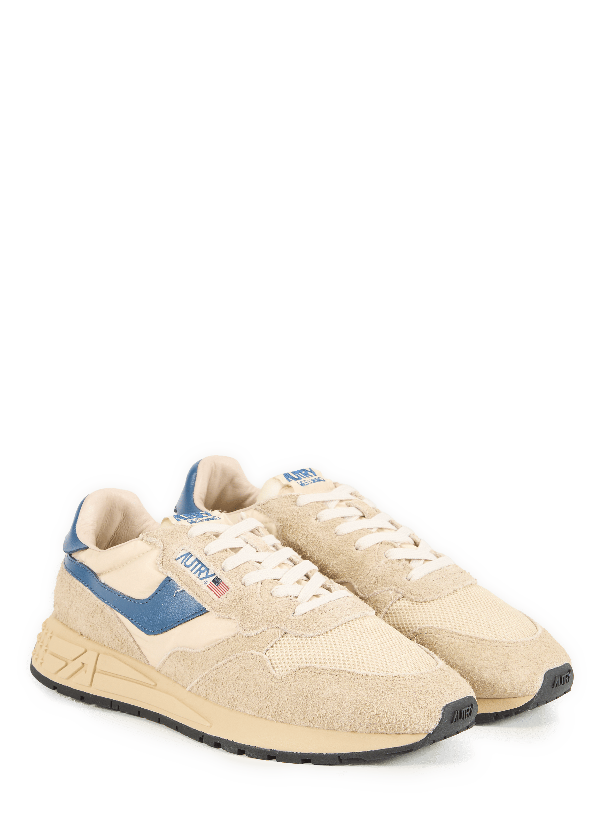 Baskets bi-matière crantées AUTRY Multicolore
