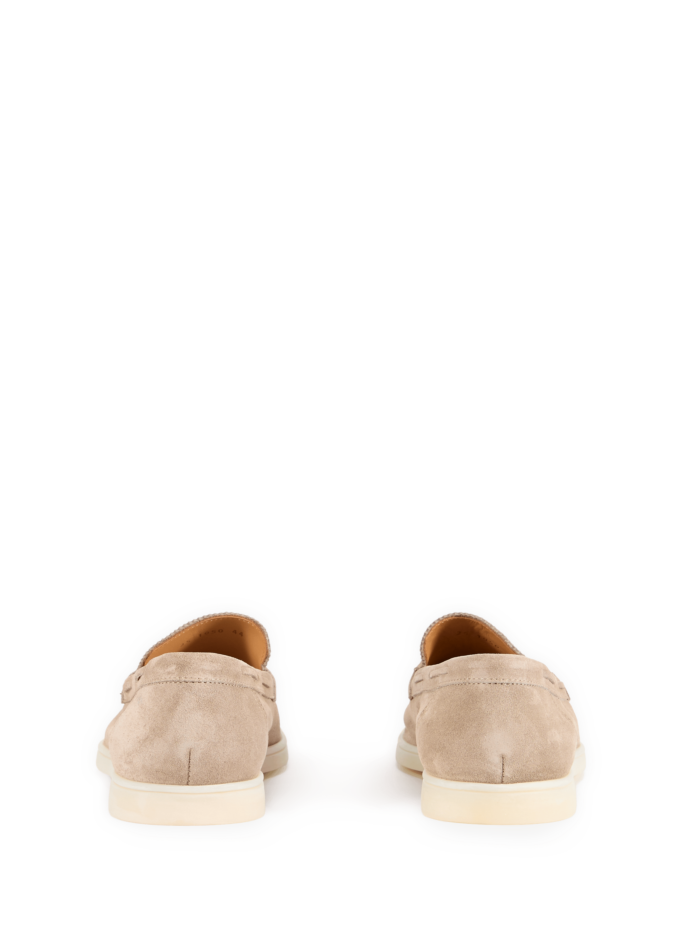 Mocassins en cuir suédé AURELIEN Gris