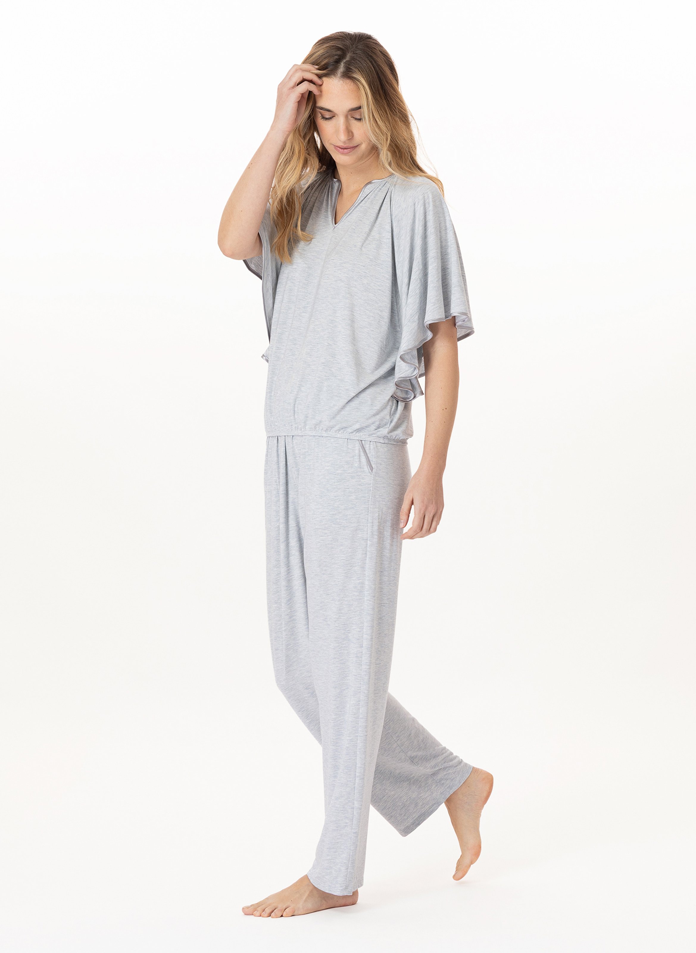 Ensemble homewear en modal nina 222 LE CHAT Bleu