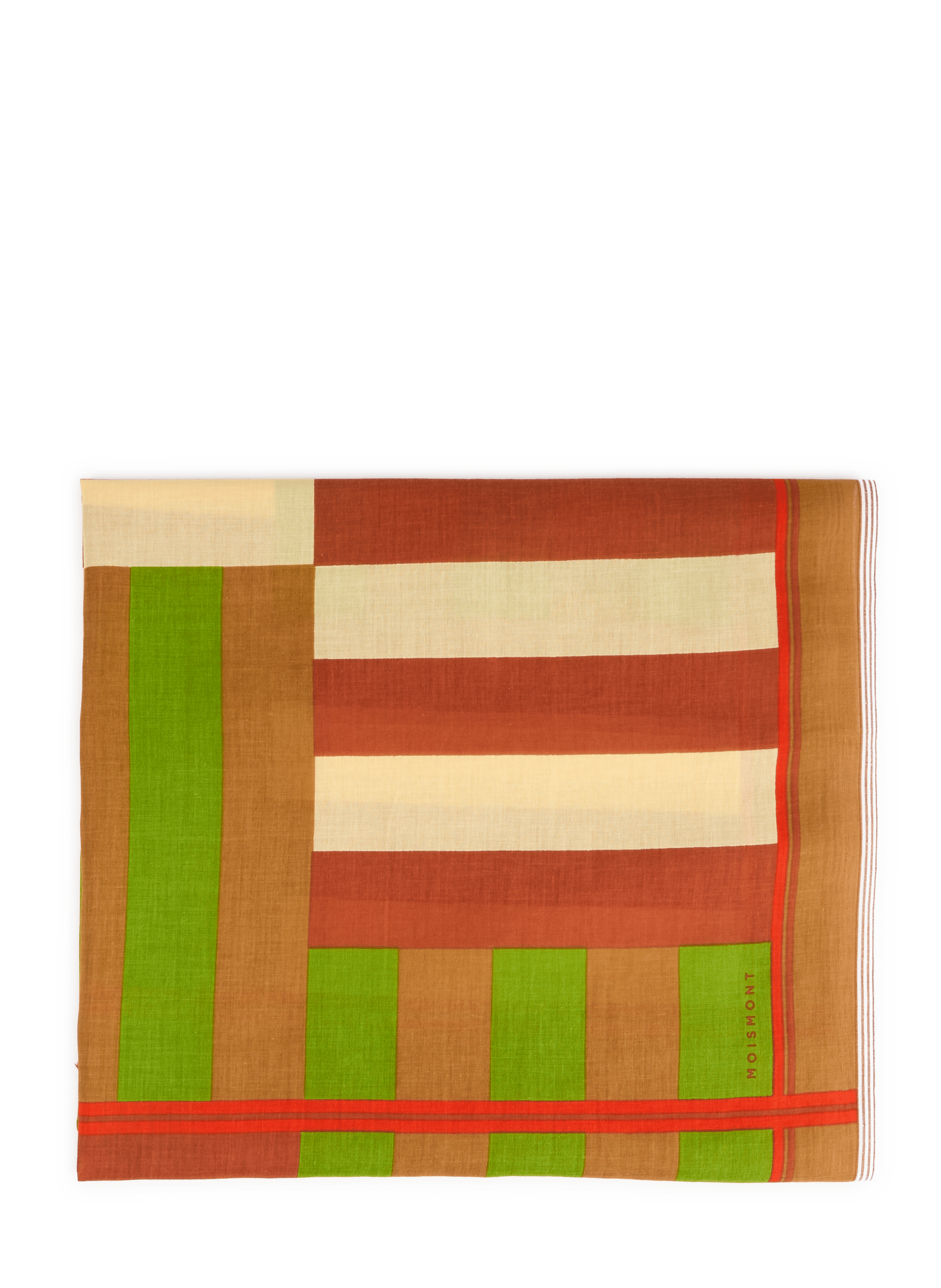 Foulard en coton MOISMONT Vert