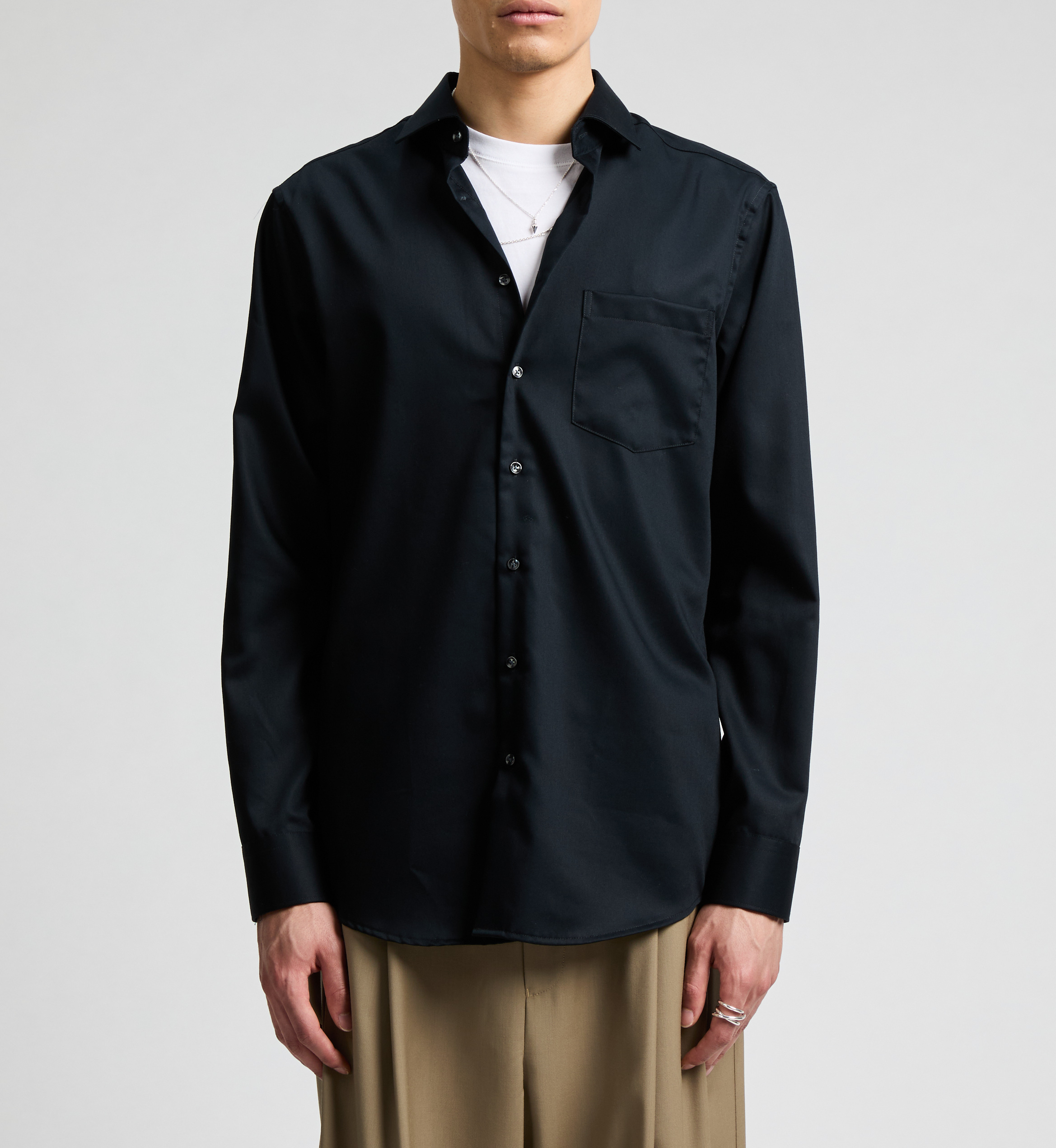  Cotton shirt SEIDENSTICKER Black