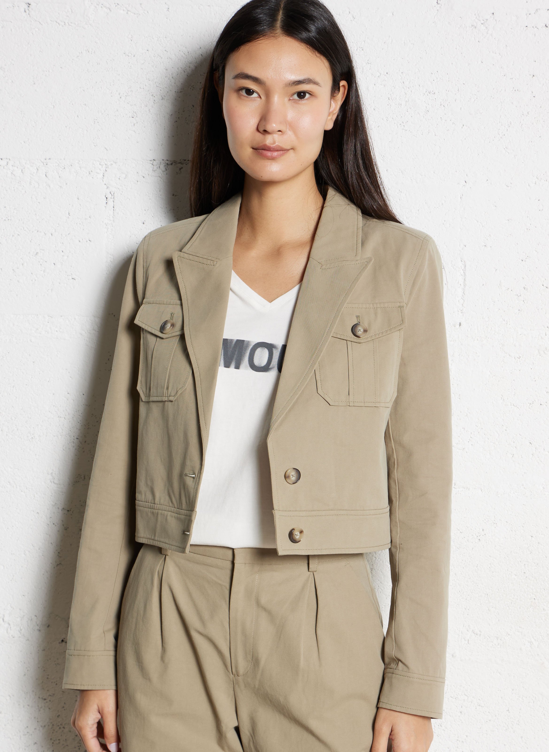Veste col tailleur IKKS Vert