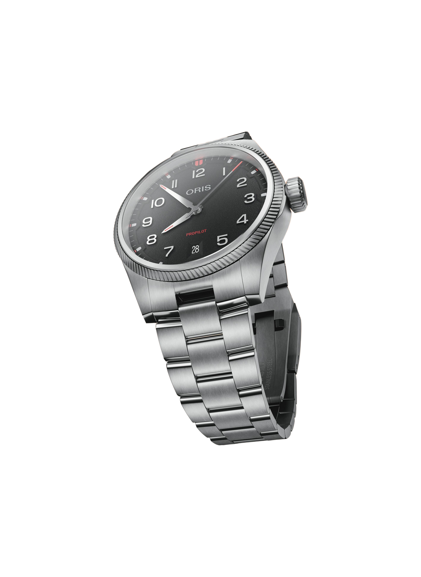 Montre automatique Oris ProPilot Date en acier inoxydable ORIS Noir
