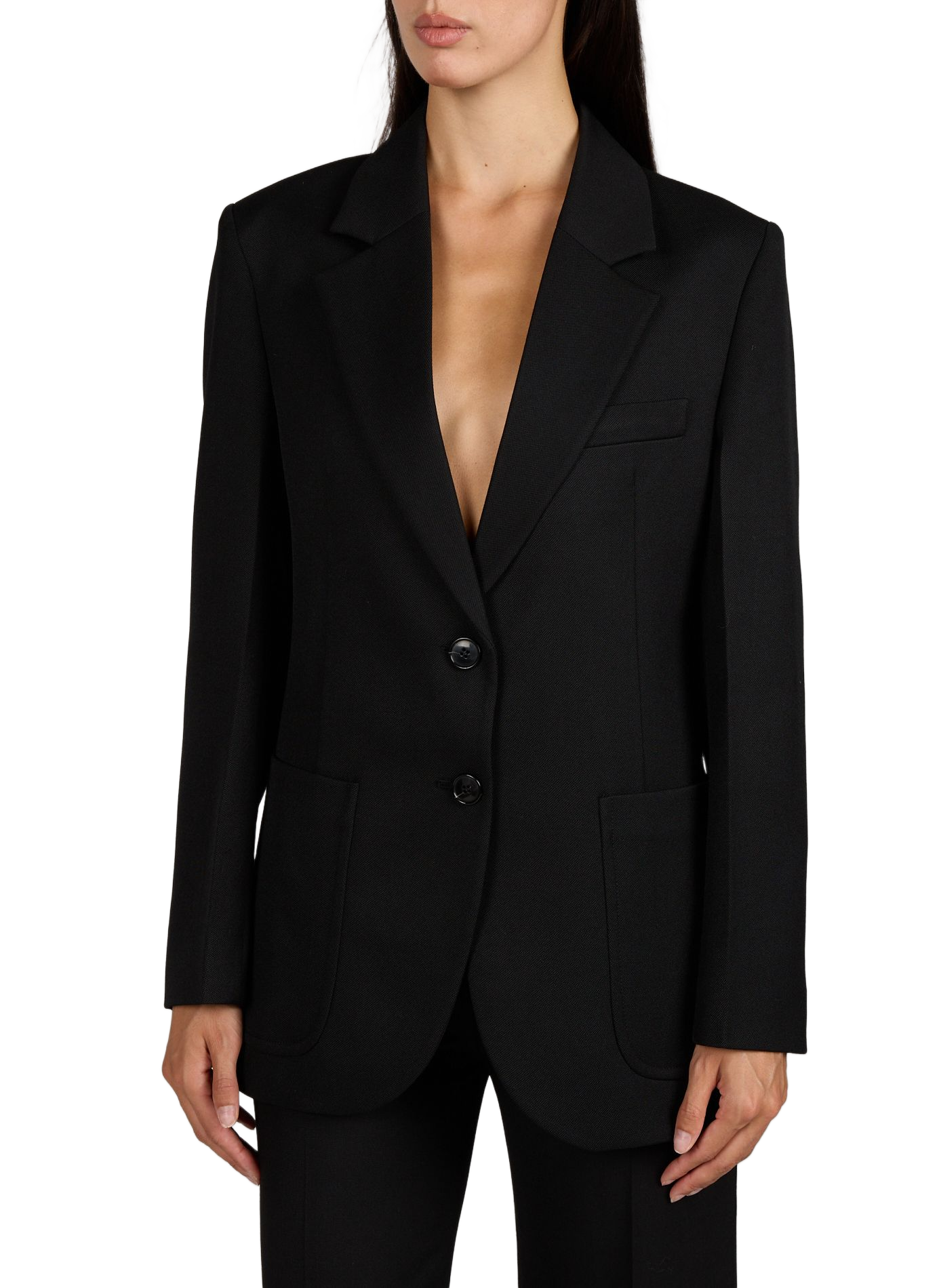Taillierte Blazerjacke VICTORIA BECKHAM Schwarz