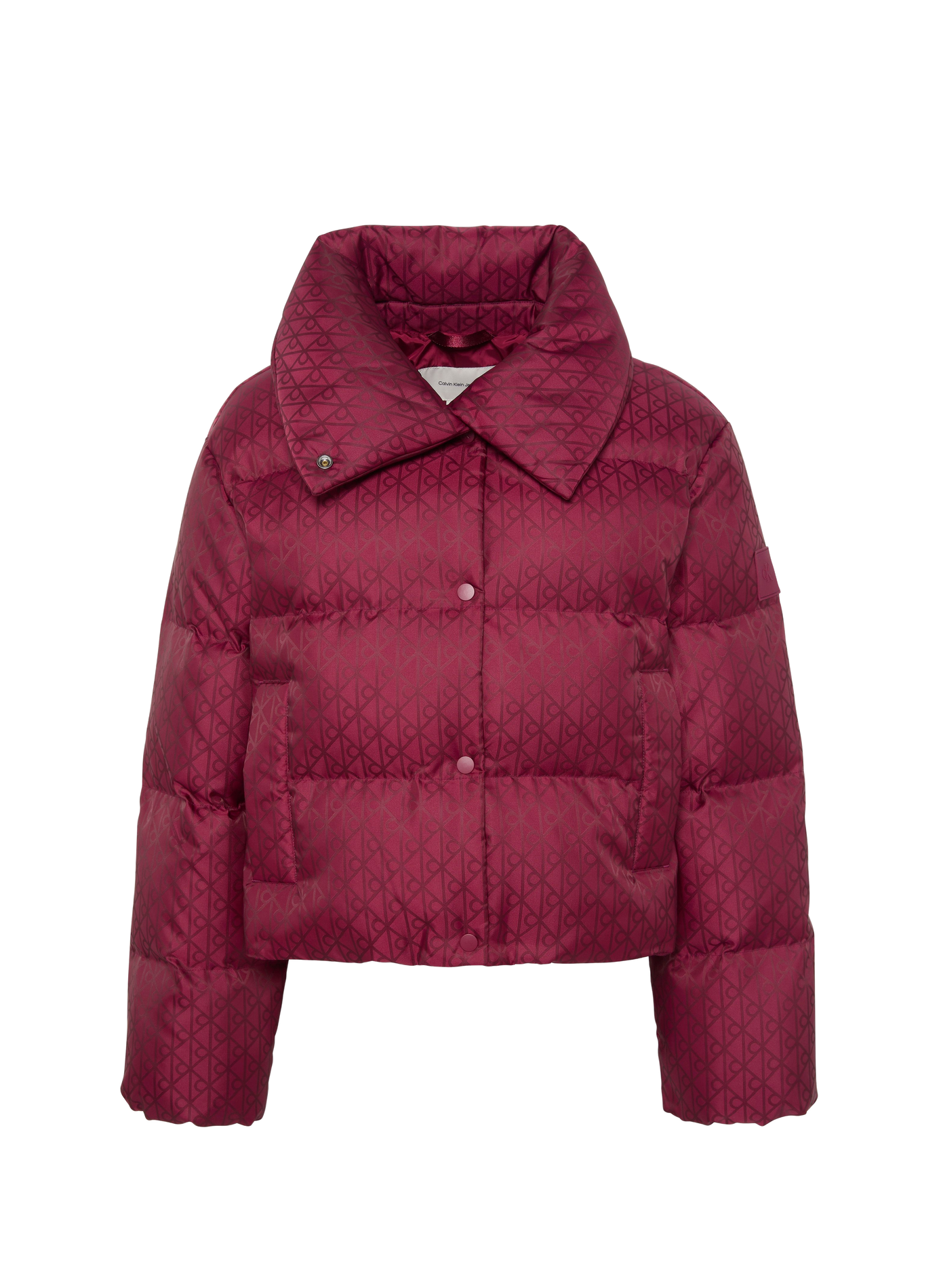 Doudoune droite matelassée  CALVIN KLEIN Rouge