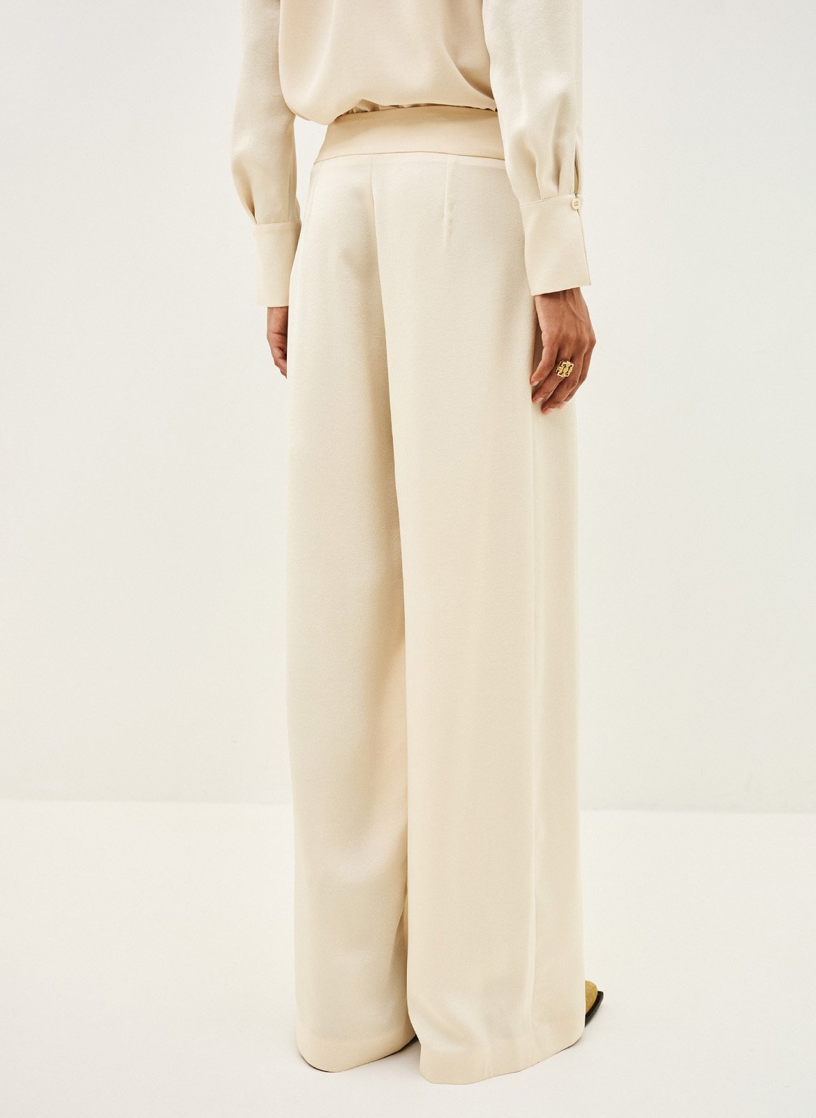 Pantalon droit fluide wallie BA&SH Beige