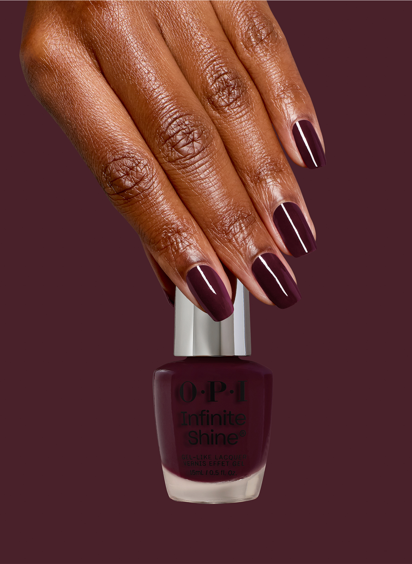 Mrs. O’ Leary’s BBQ - Infinite Shine OPI Violet foncé