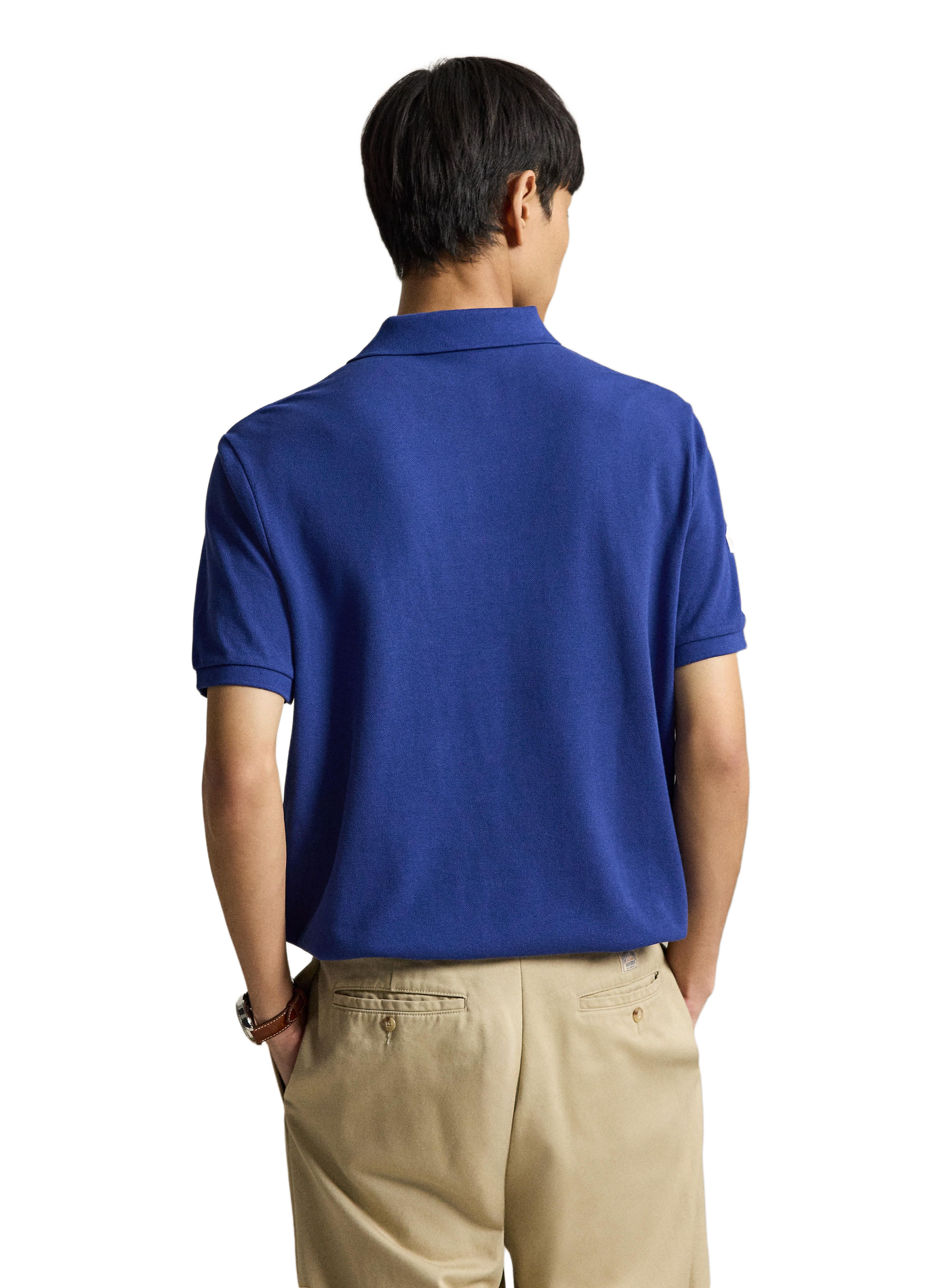 Polo droit manches courtes en coton POLO RALPH LAUREN Bleu