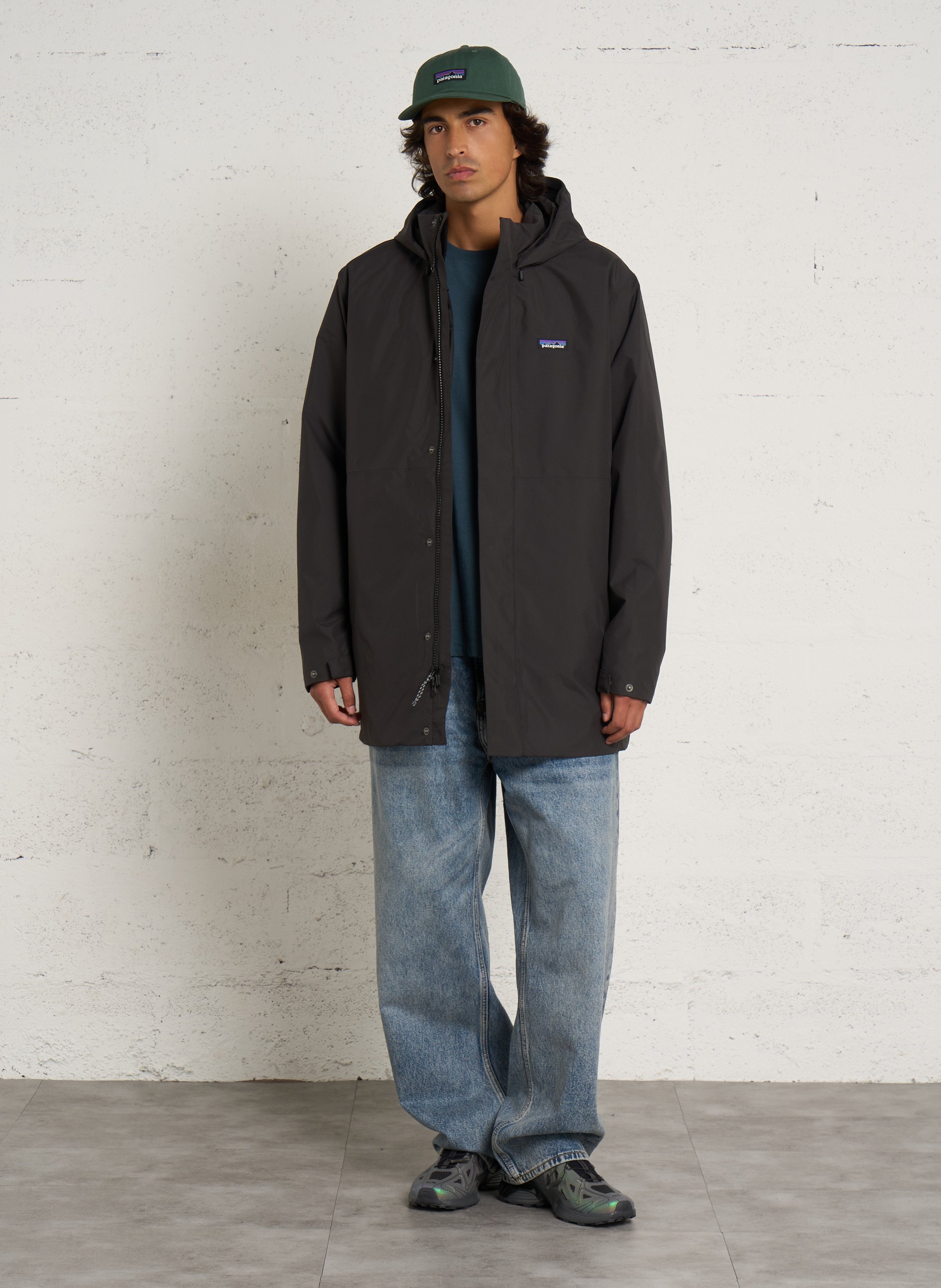 Oversized parka met capuchon PATAGONIA Zwart
