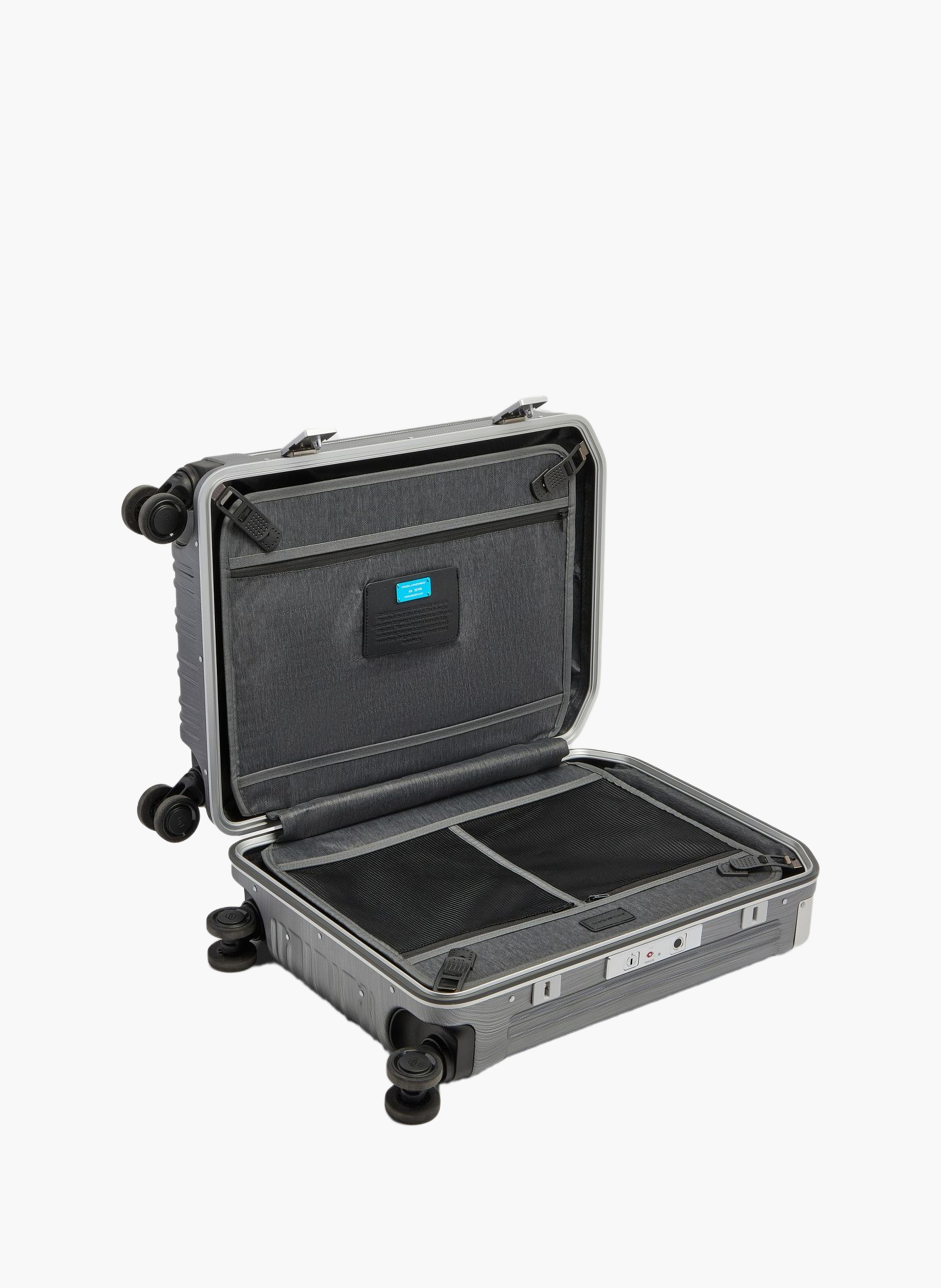 Handbagagekoffer met vingerafdrukslot PIQUADRO Zwart