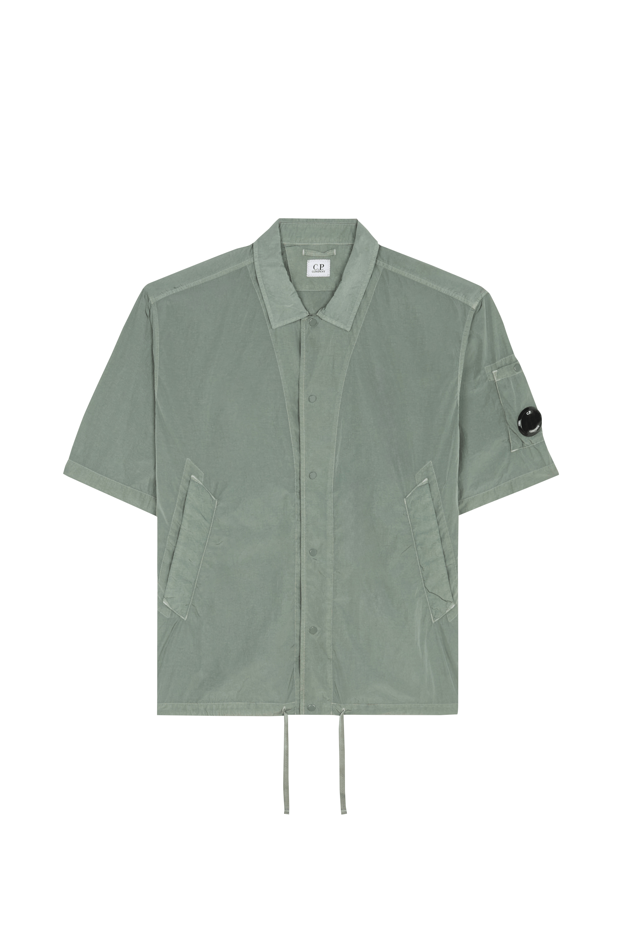 Surchemise chrome-r short sleeve lens overshirt CP COMPANY Vert