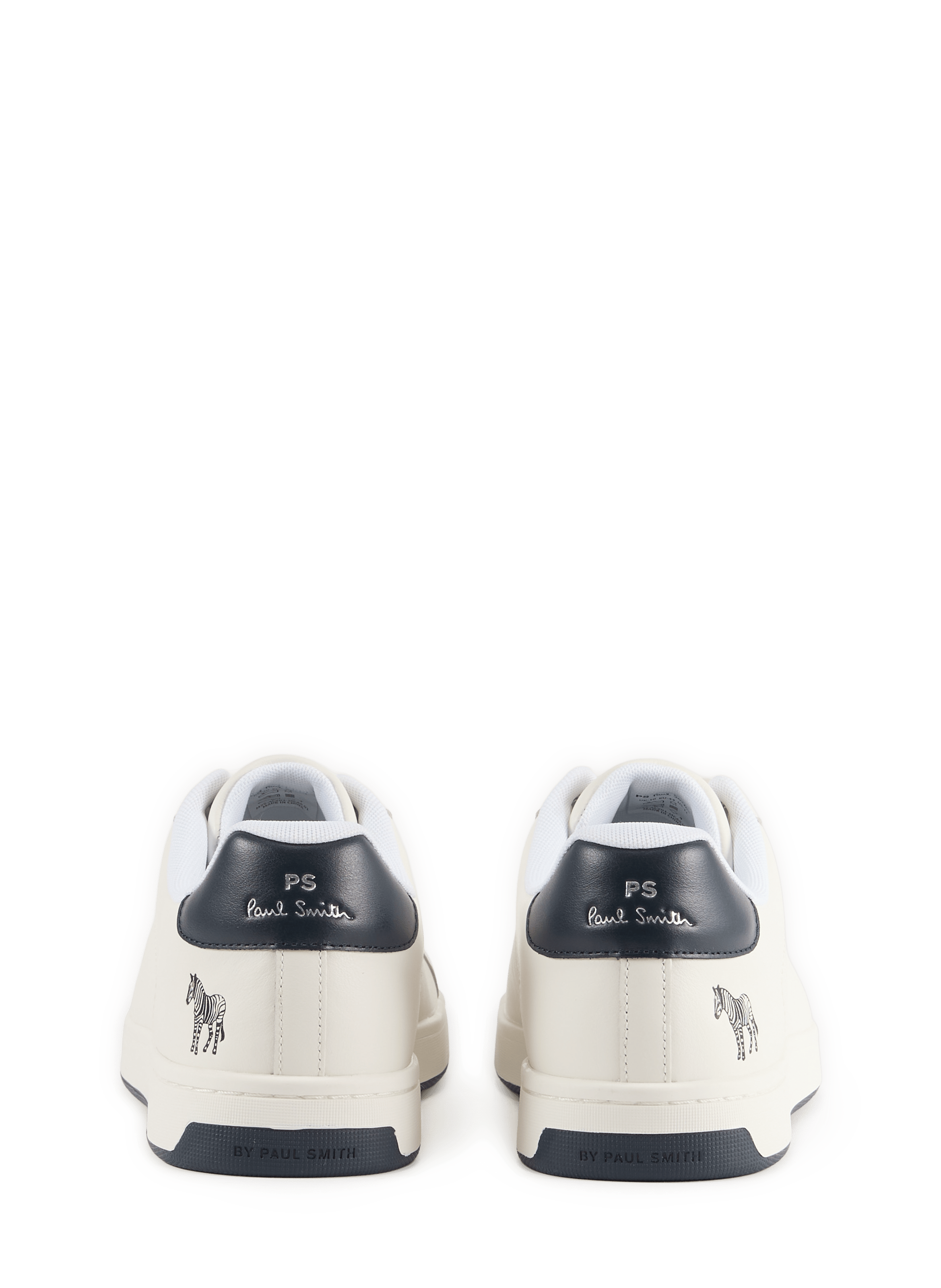 Albany lace-up leather trainers PAUL SMITH White