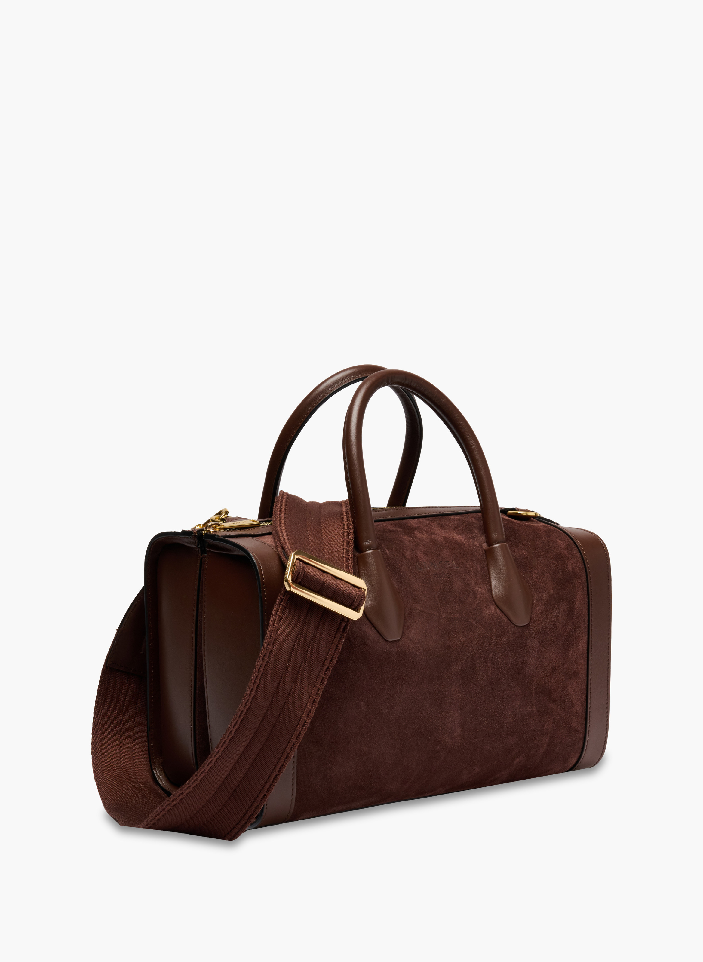 Sac bowling m bcbg de lancel en cuir LANCEL Marron
