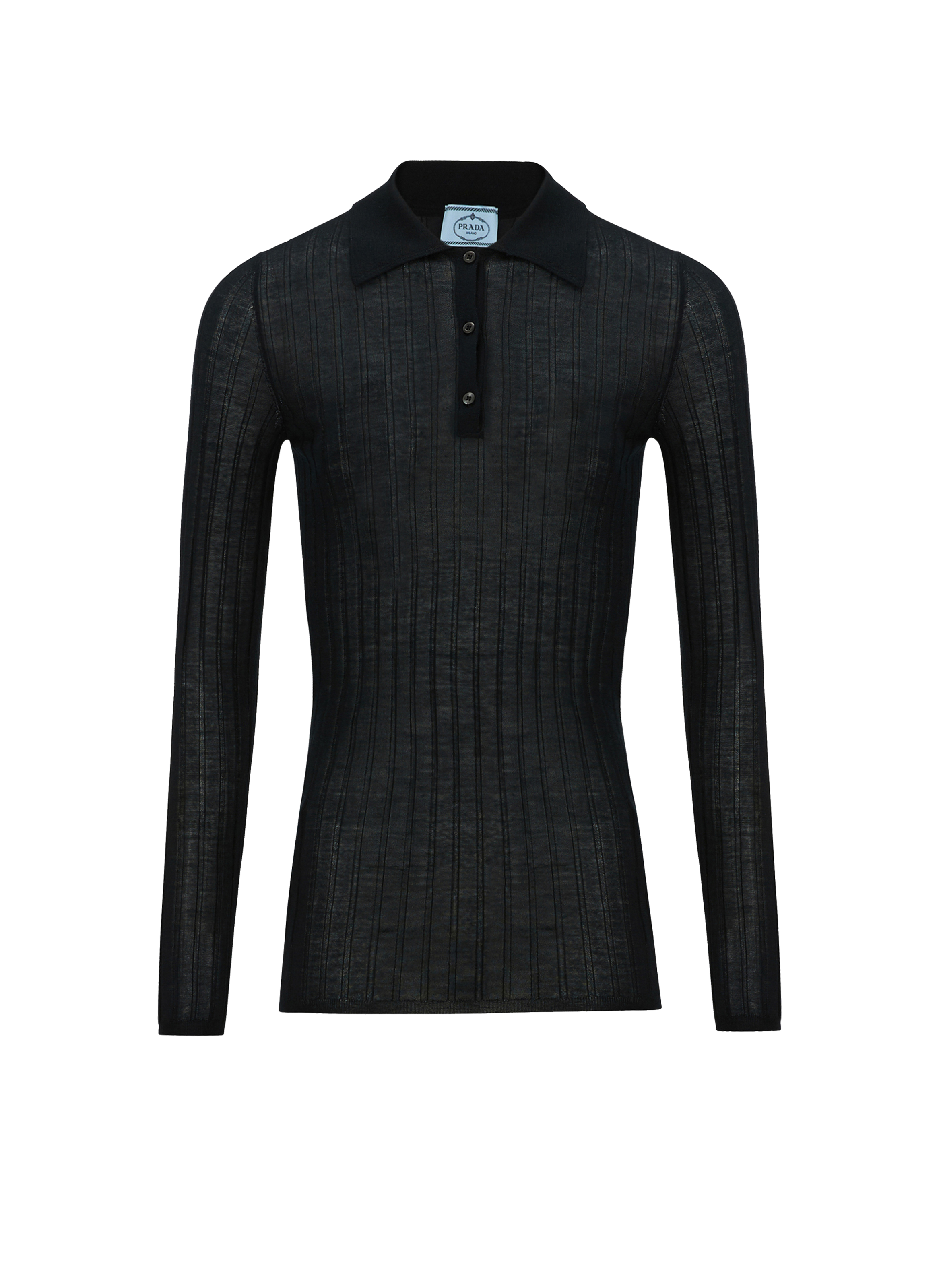 Polo en cachemire et soie