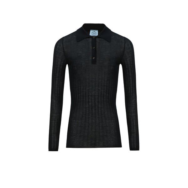 Polo en cachemire et soie