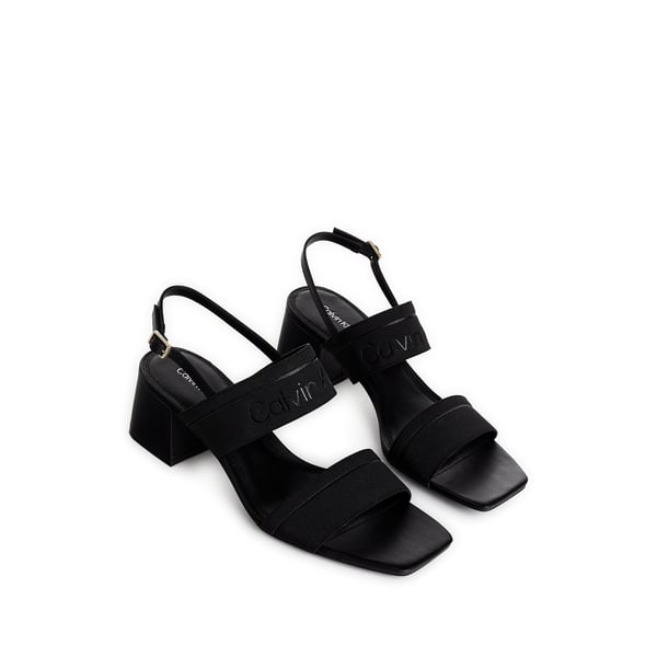 Sandales à talon en polyester recyclé