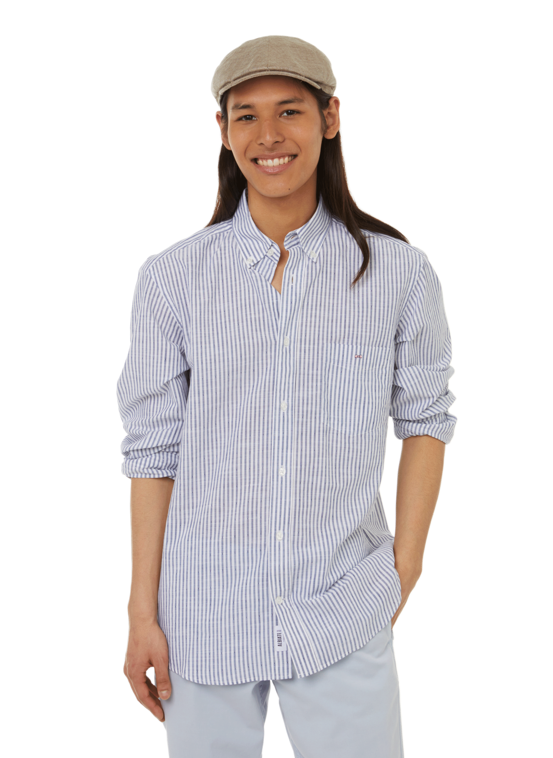Chemise Eden Park Rayée Vintage - Coton XL - Occasion Très Bon état