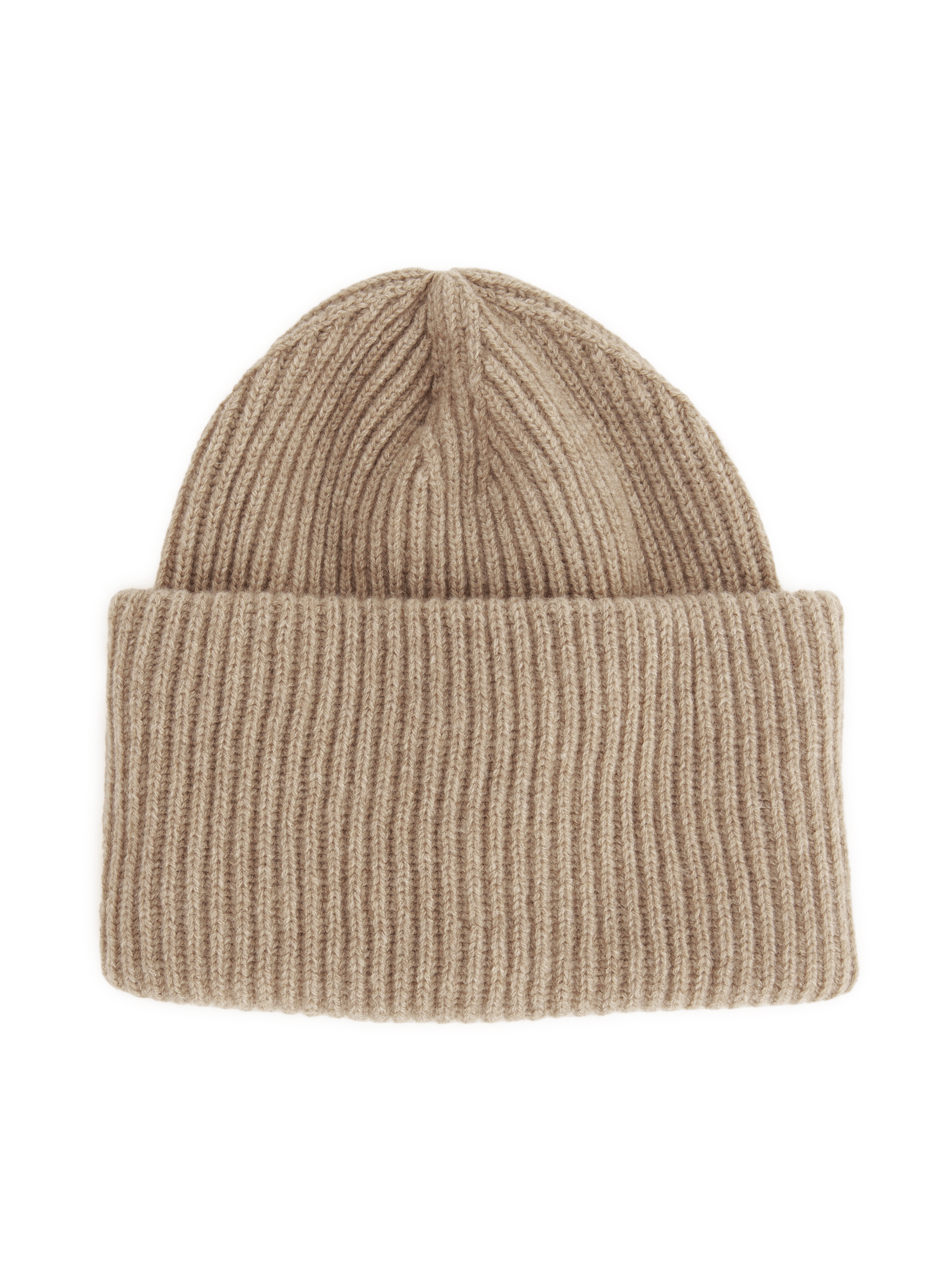 Aspect mailleCachemireBord à revers côtelé