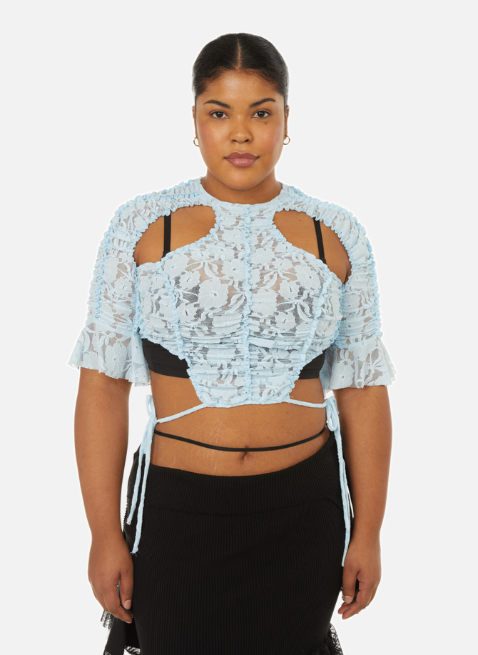 Ruched-effect top ESTER MANAS