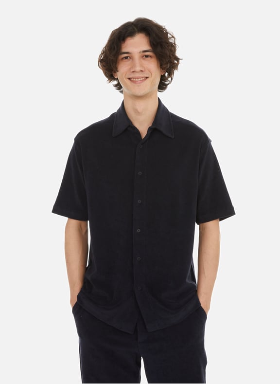 Straight cotton shirt Blue by EDITIONS 102 EDITIONS 102 Straight cotton shirt Blue