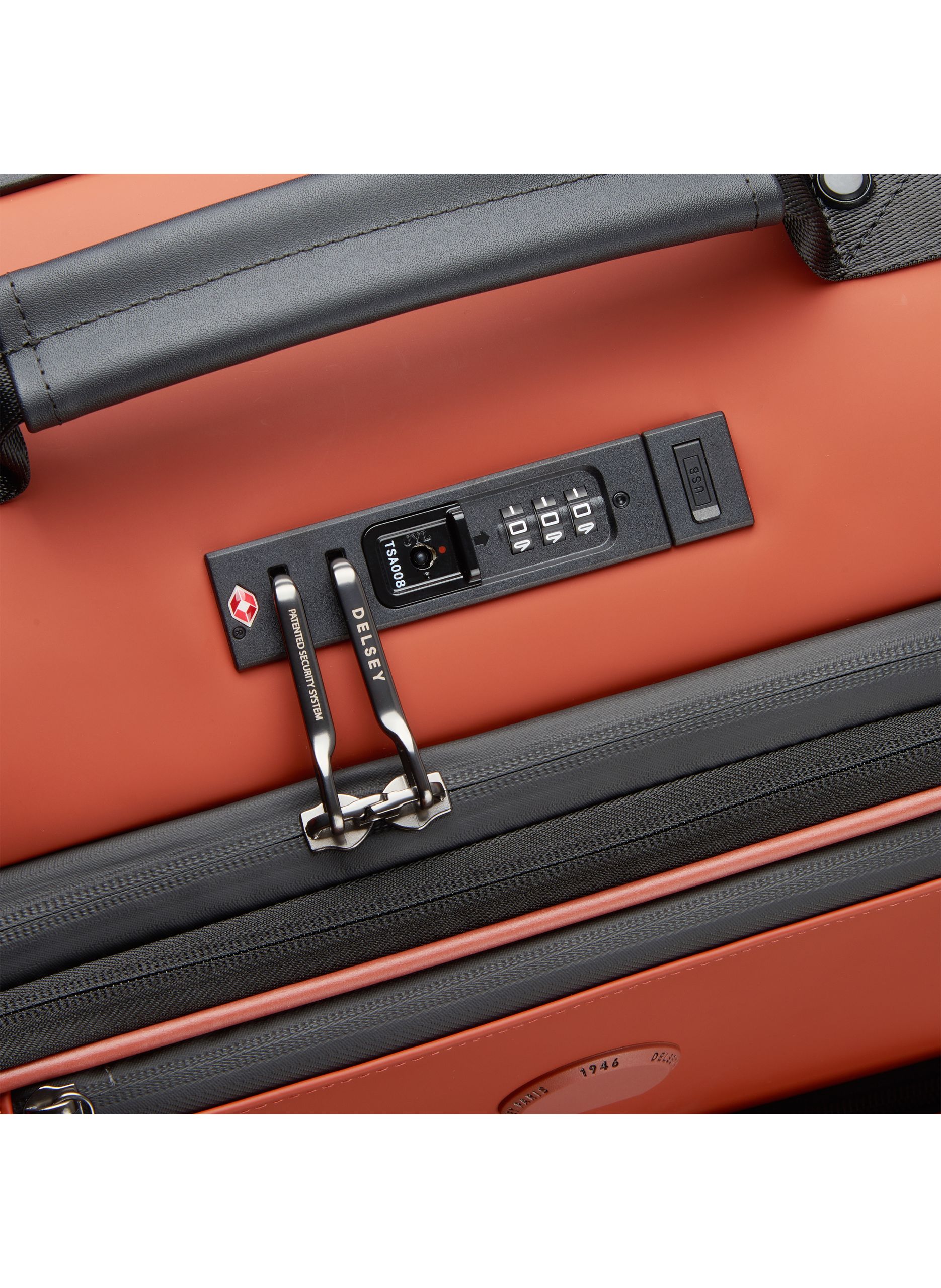 Valise cabine souple taille s - turenne soft DELSEY PARIS Marron