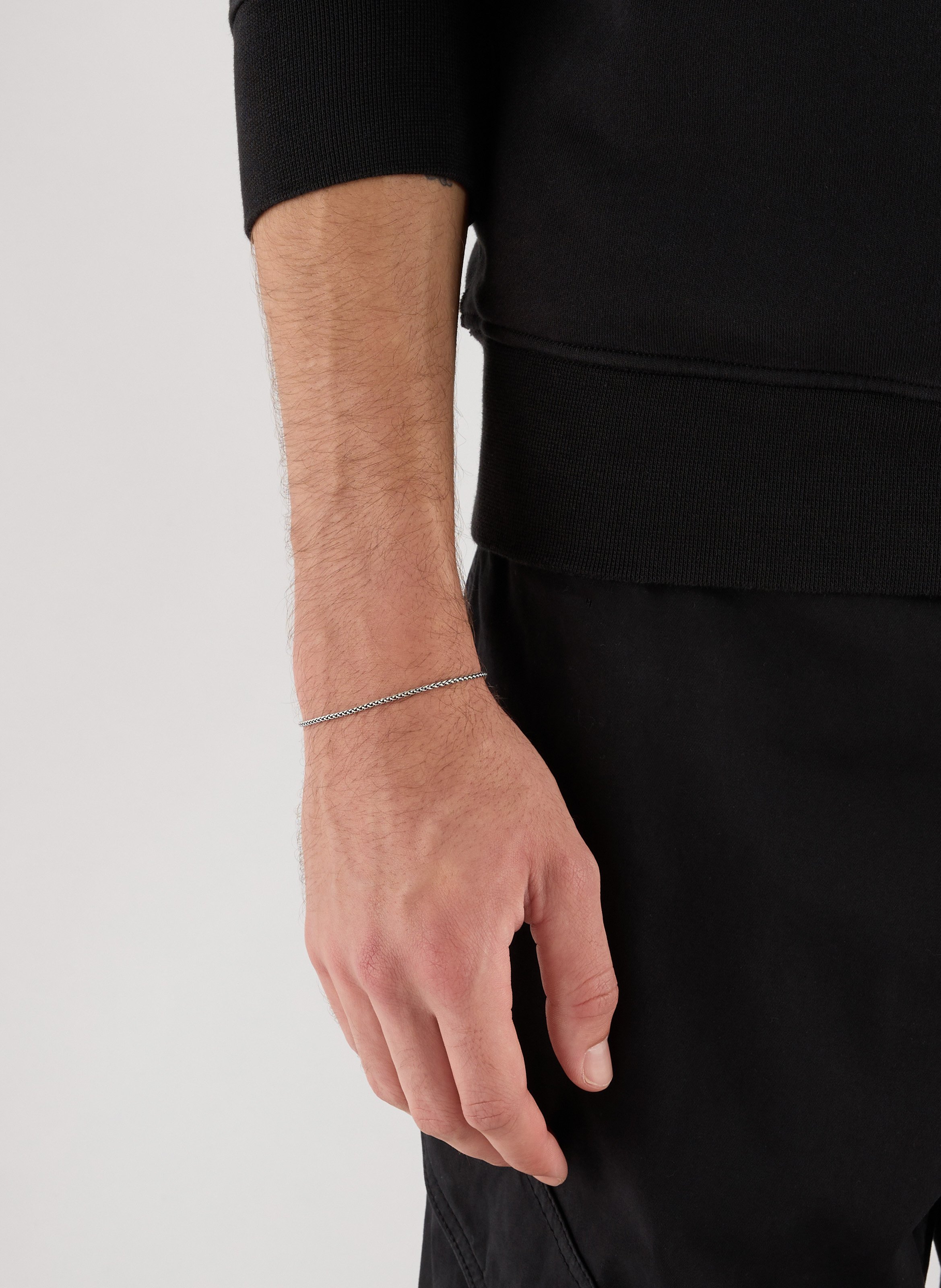 Silver Wheat Bracelet SERGE DENIMES Silver