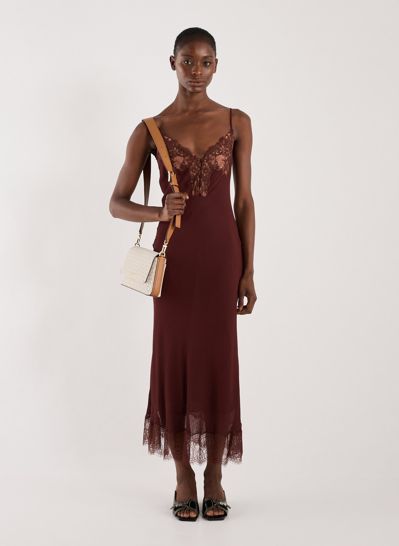 Printed Shoulder Bag MICHAEL KORS White