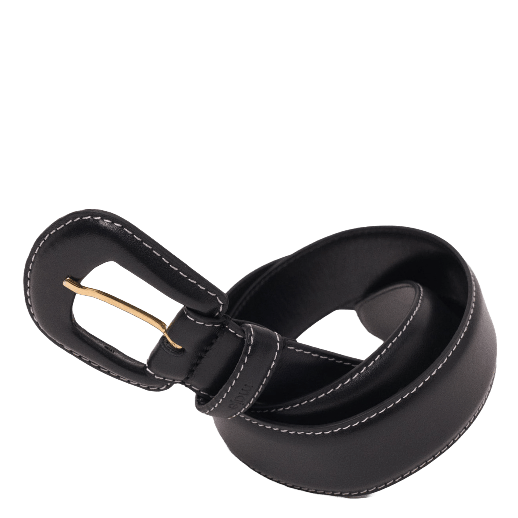 Ceinture en cuir Noir