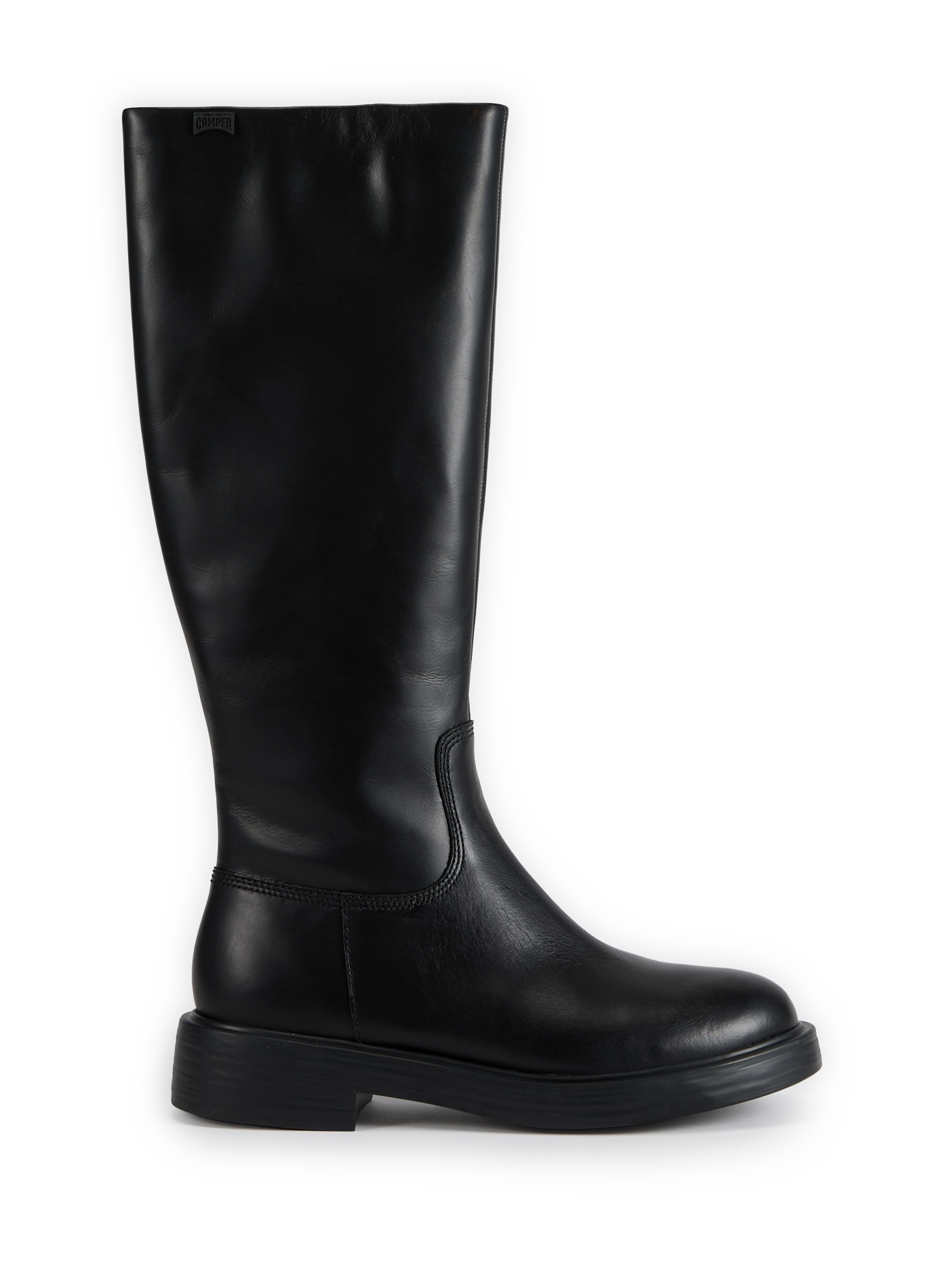 CAMPER Plain leather boots Black