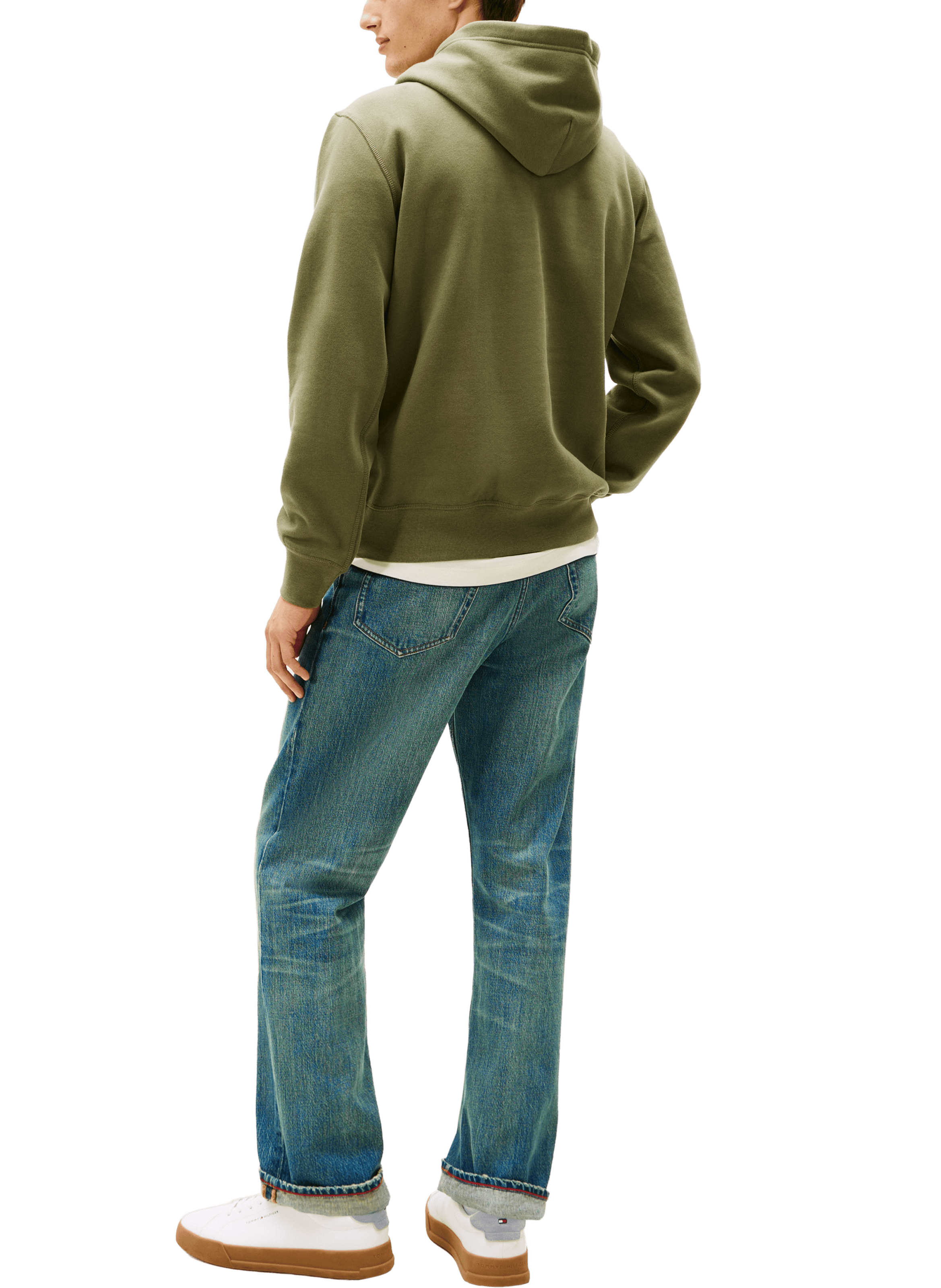 Fleece hoodie TOMMY HILFIGER Green