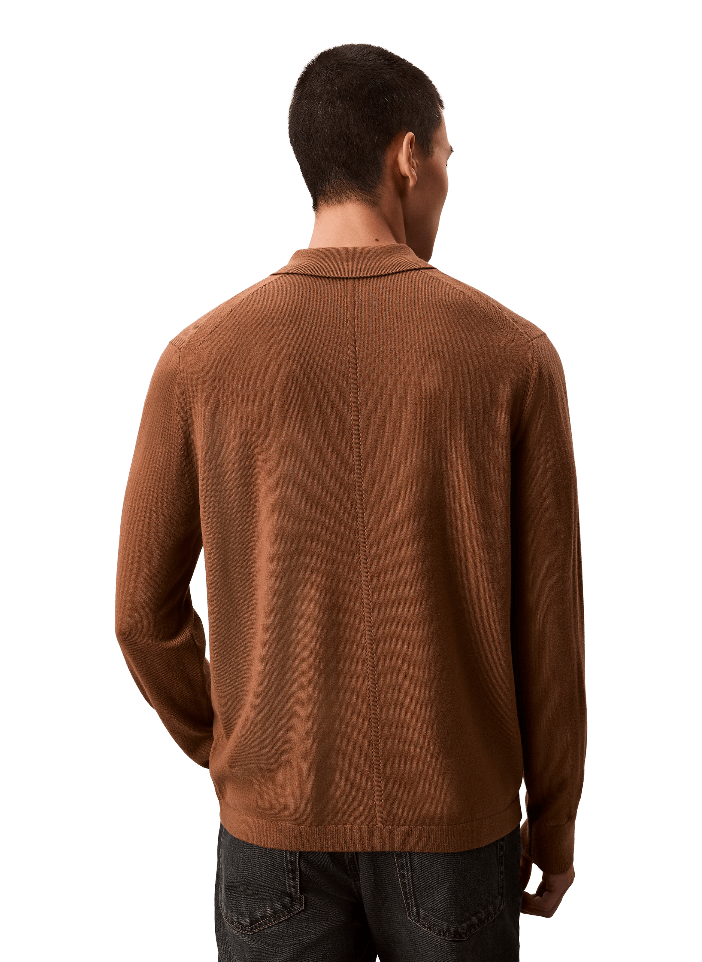 Wool polo shirt CALVIN KLEIN Beige