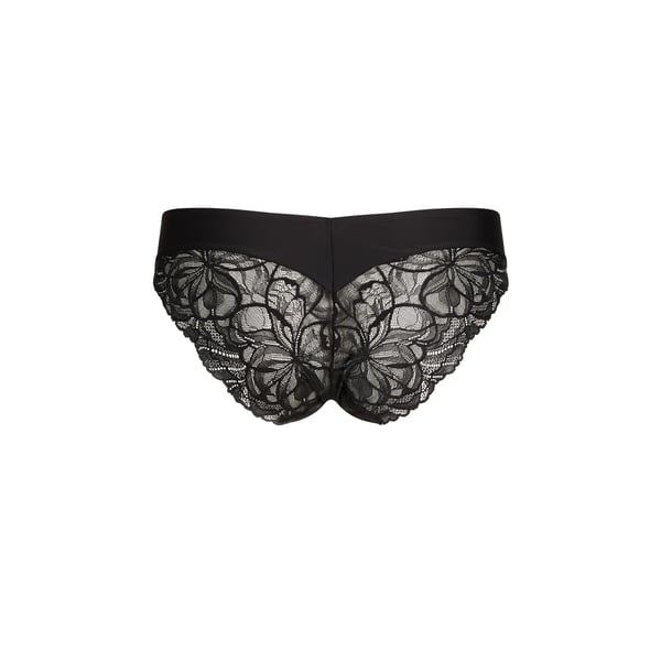 Culotte échancrée en dentelle