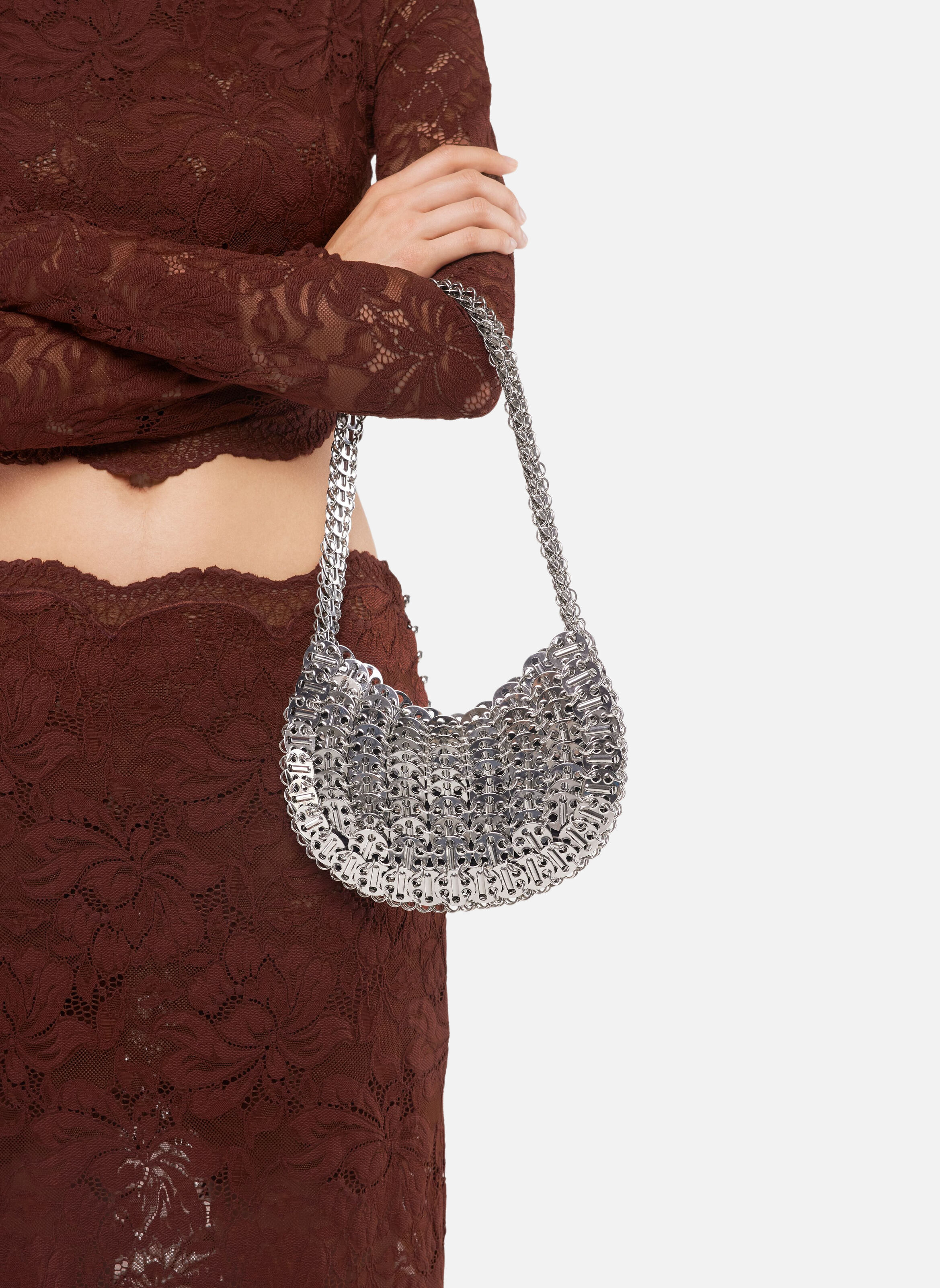 Sac moon 1969 RABANNE Argent