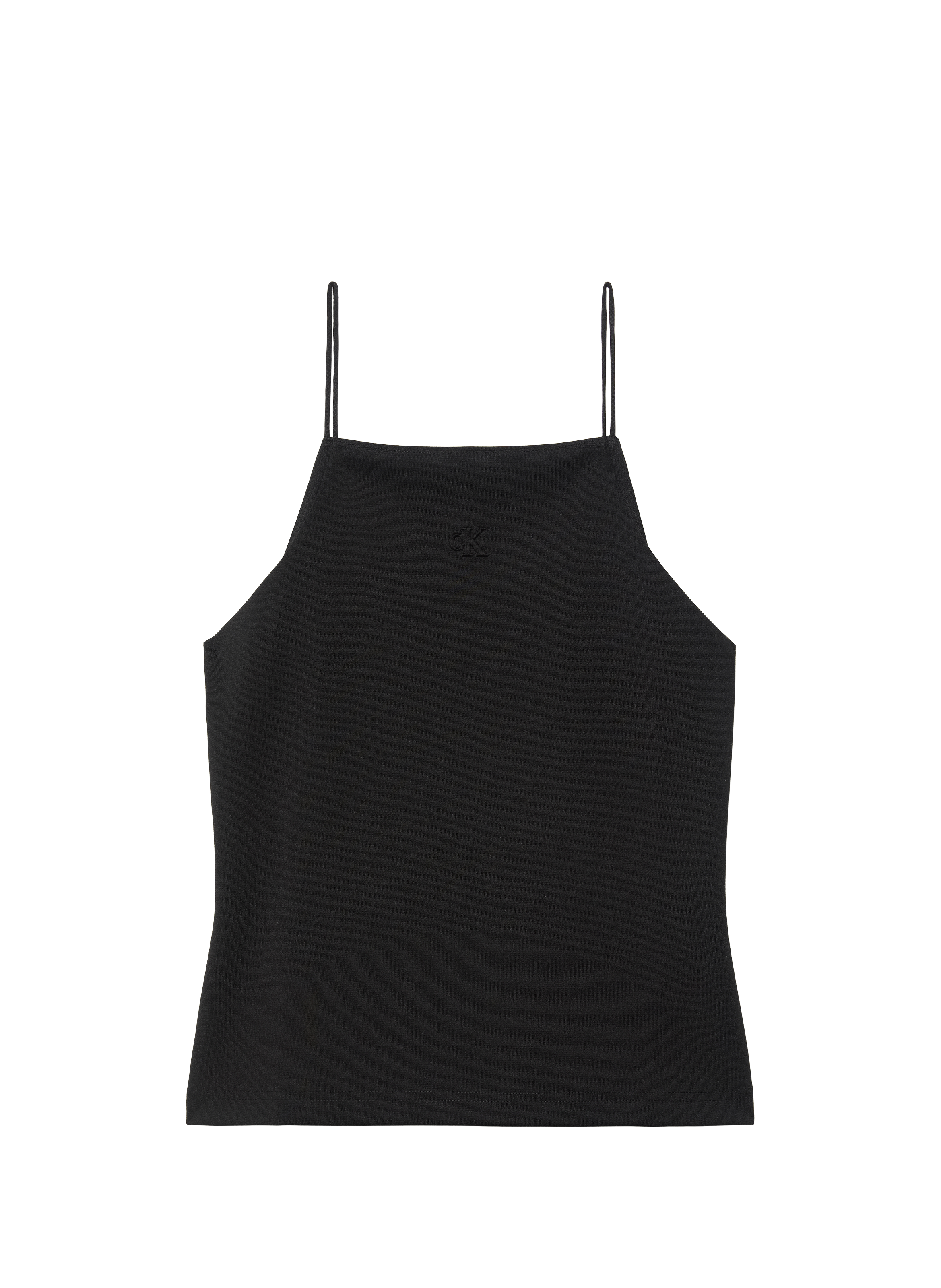 Débardeur uni à fines bretelles CALVIN KLEIN Black