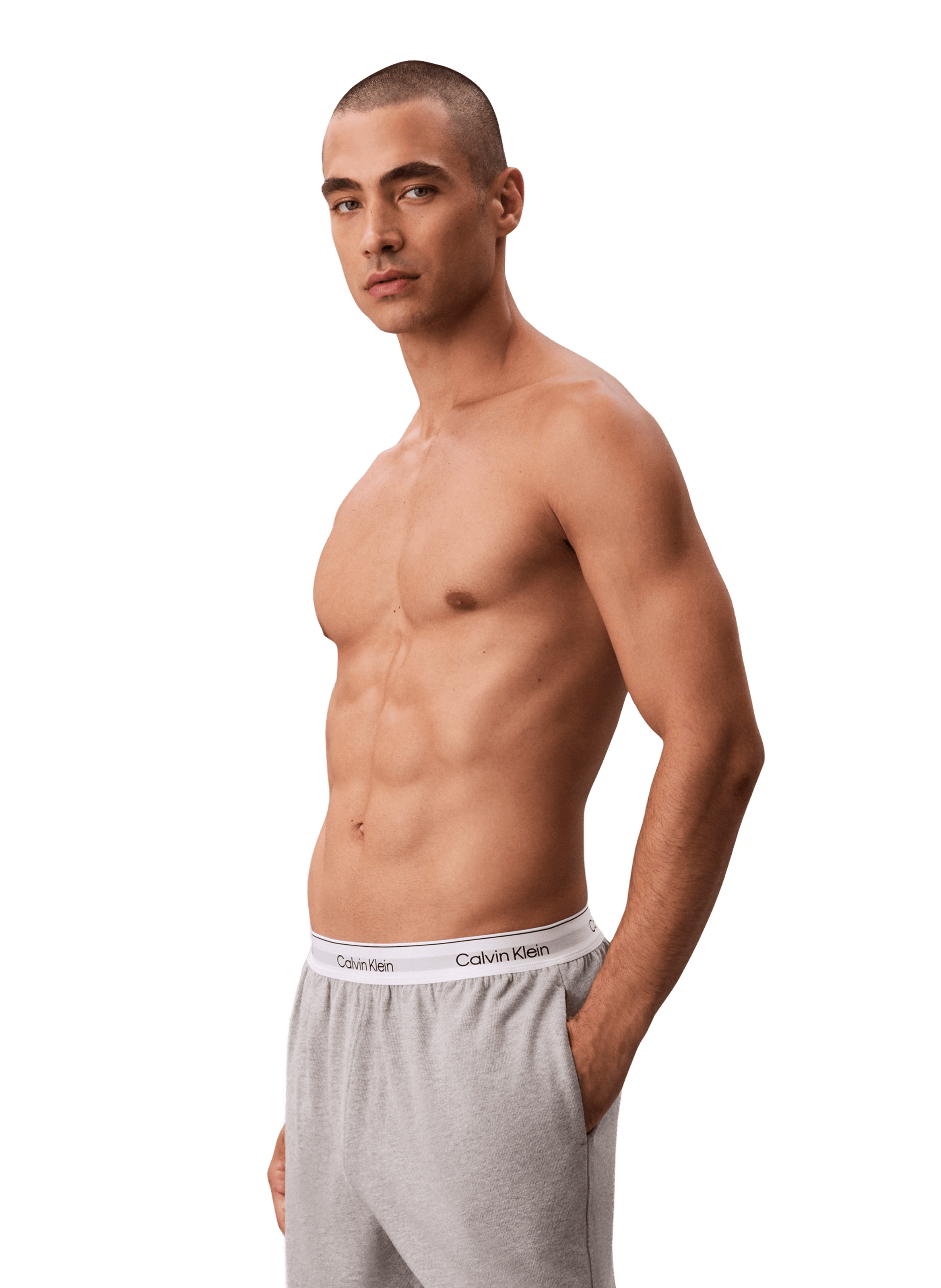 Cotton pyjama shorts CALVIN KLEIN Grey