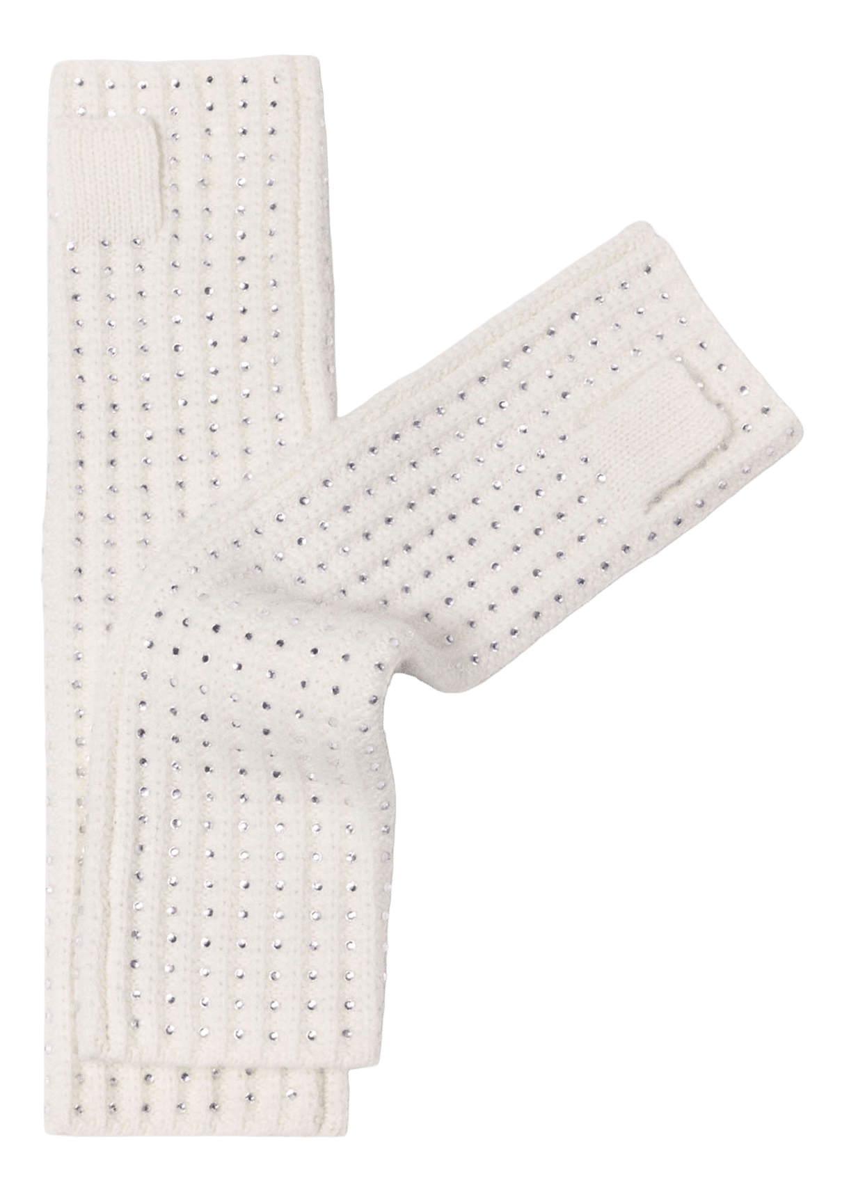 Mitaines en laine MAJE Beige