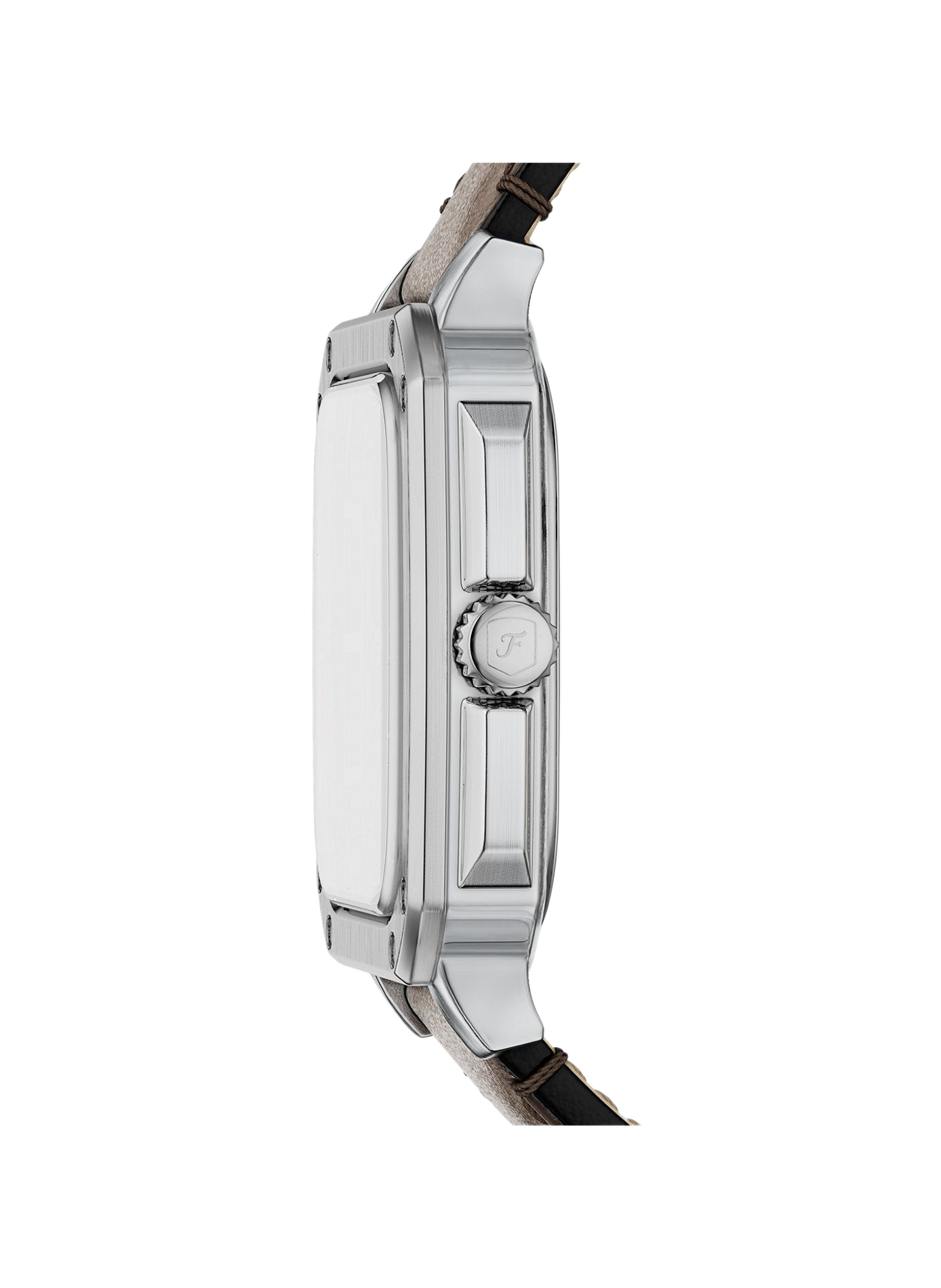 Montre Crossby bracelet en cuir FOSSIL Vert