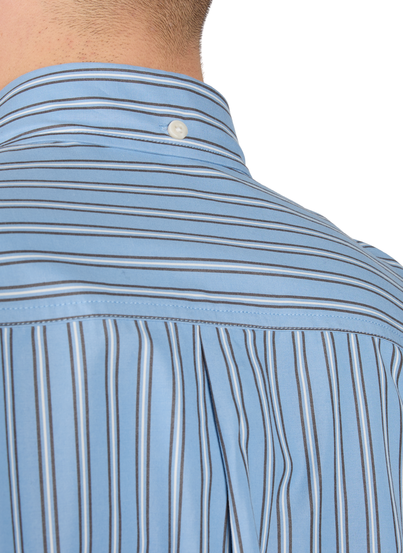 Chemise à rayures en coton LES DEUX Bleu