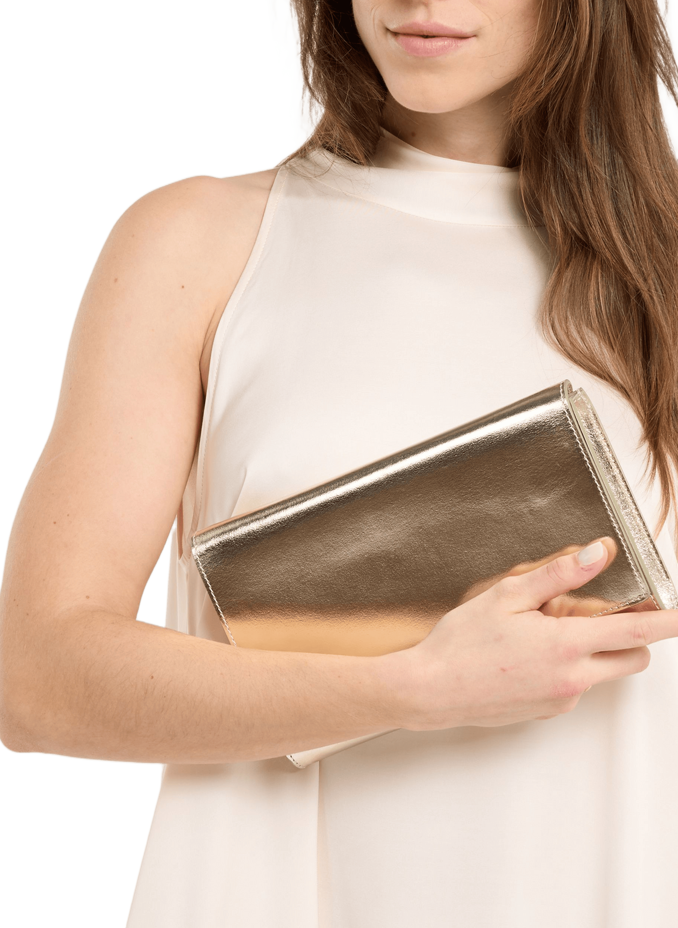 Pochette Hany avec chaîne en cuir SAISON 1865 Doré