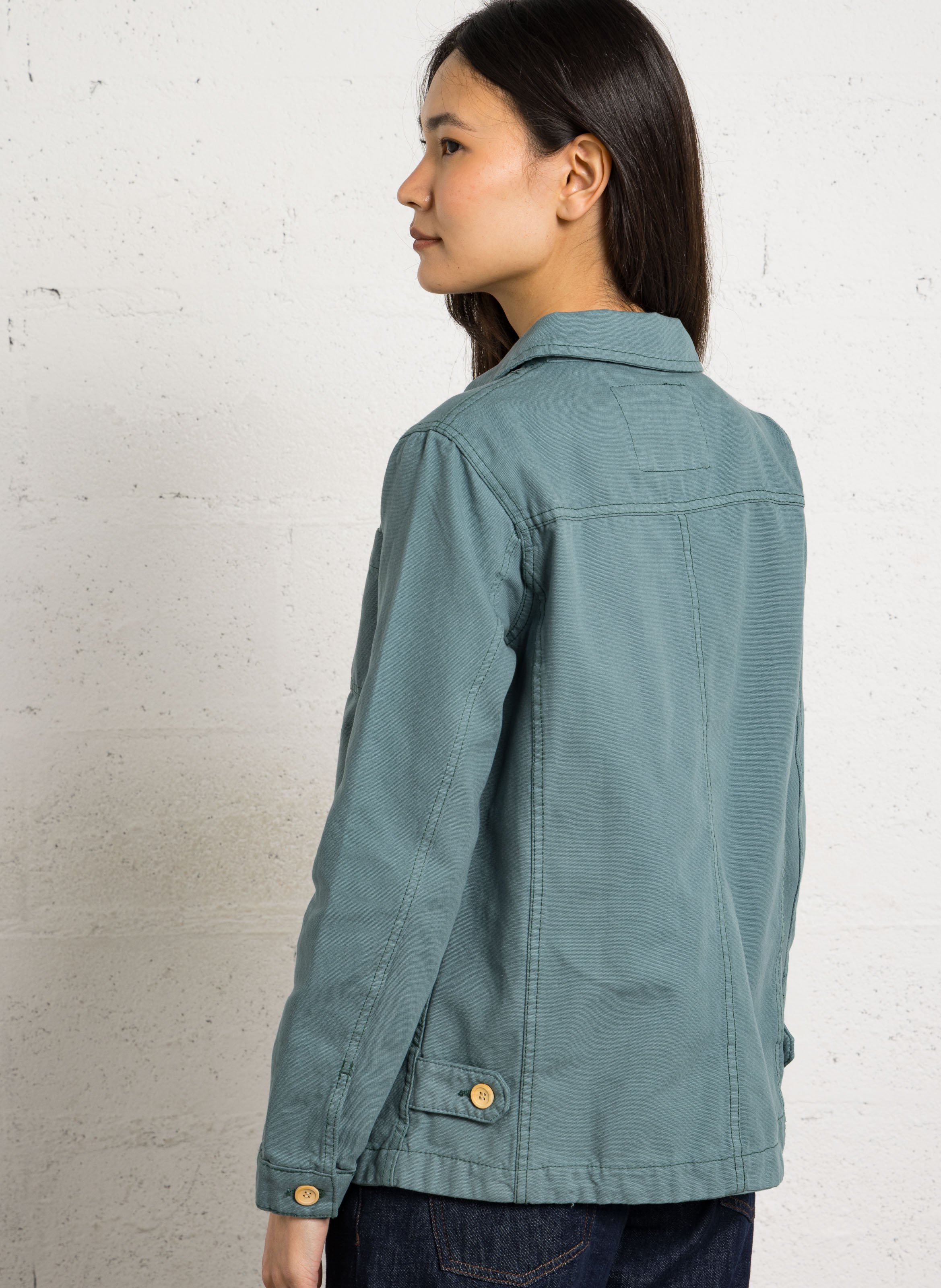 Veste pêcheur droite en coton ARMOR-LUX Vert