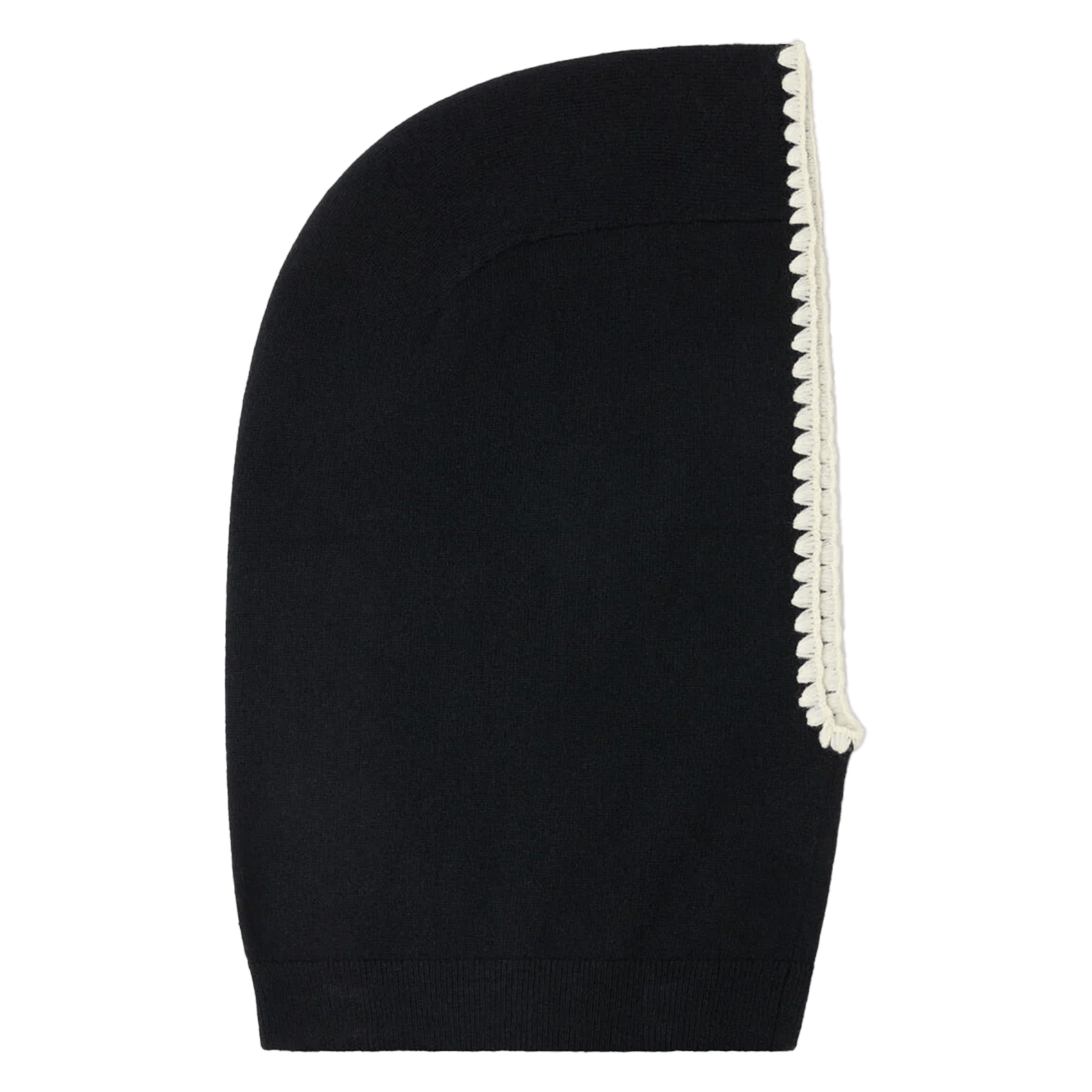 Cagoule en maille côtelée SANDRO Noir