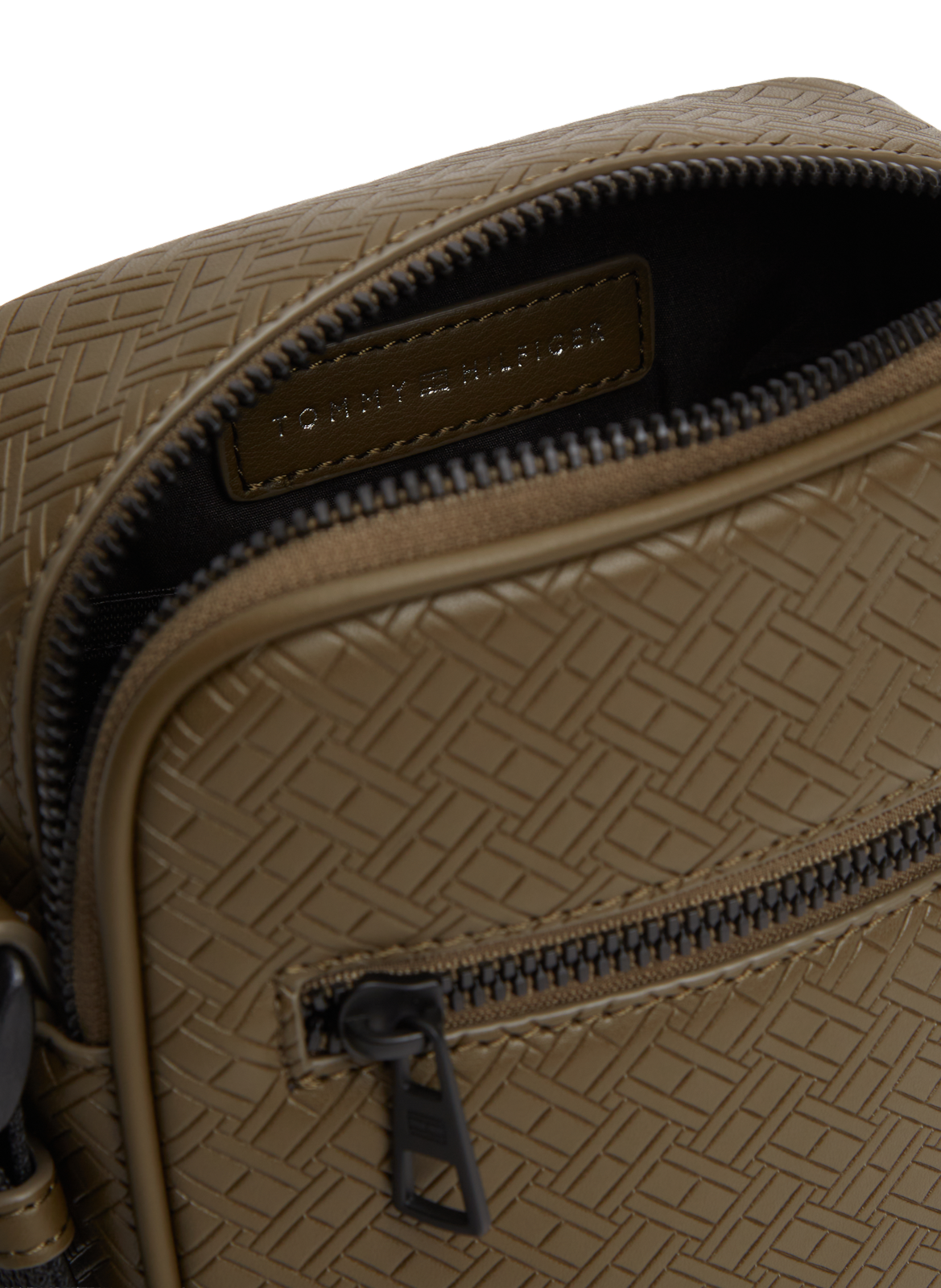 Logo satchel TOMMY HILFIGER Khaki