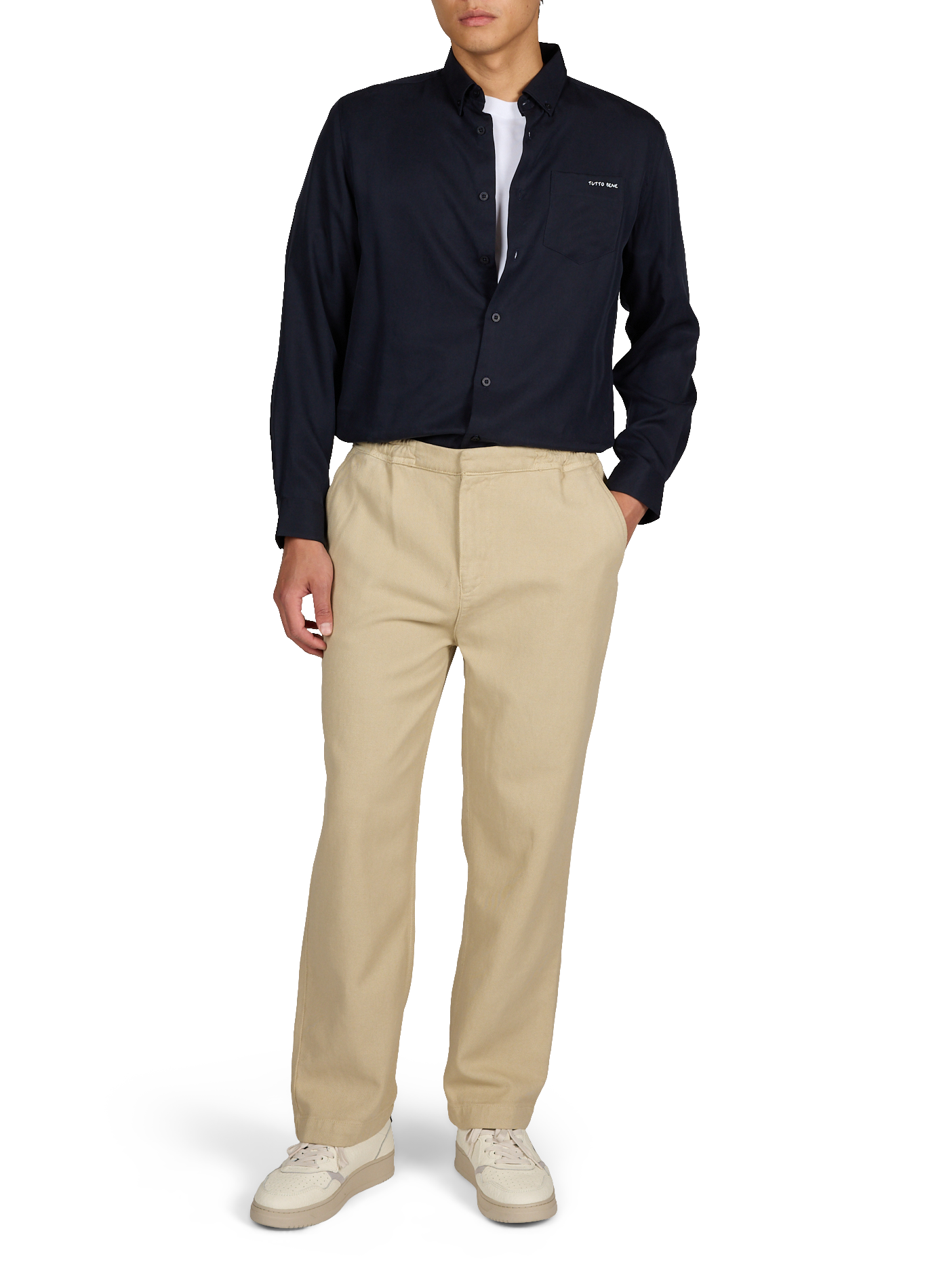 Tombelle Tutto Bene American Collar Shirt MAISON LABICHE Blue