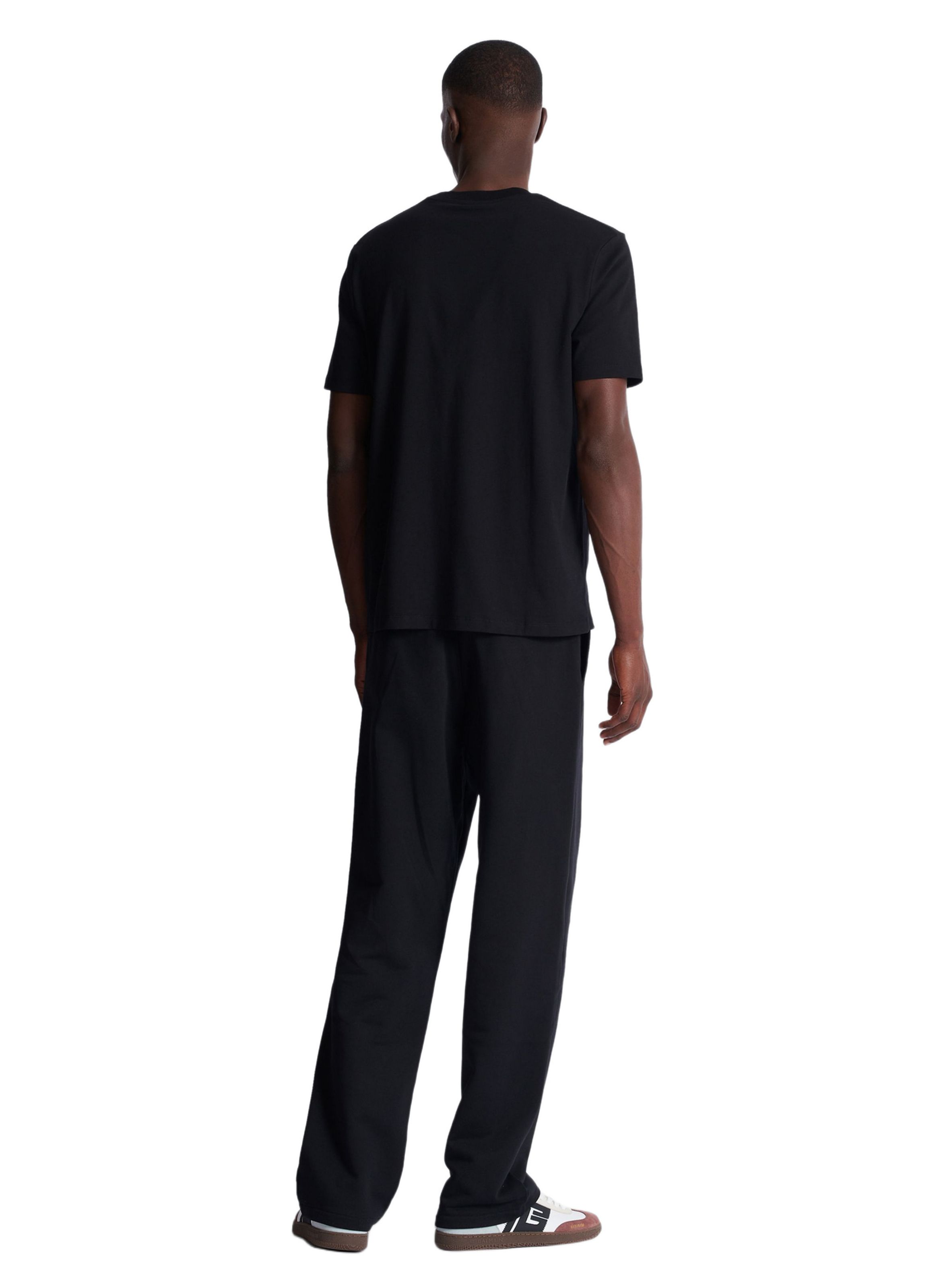 T-shirt avec imprimé balmain BALMAIN Noir