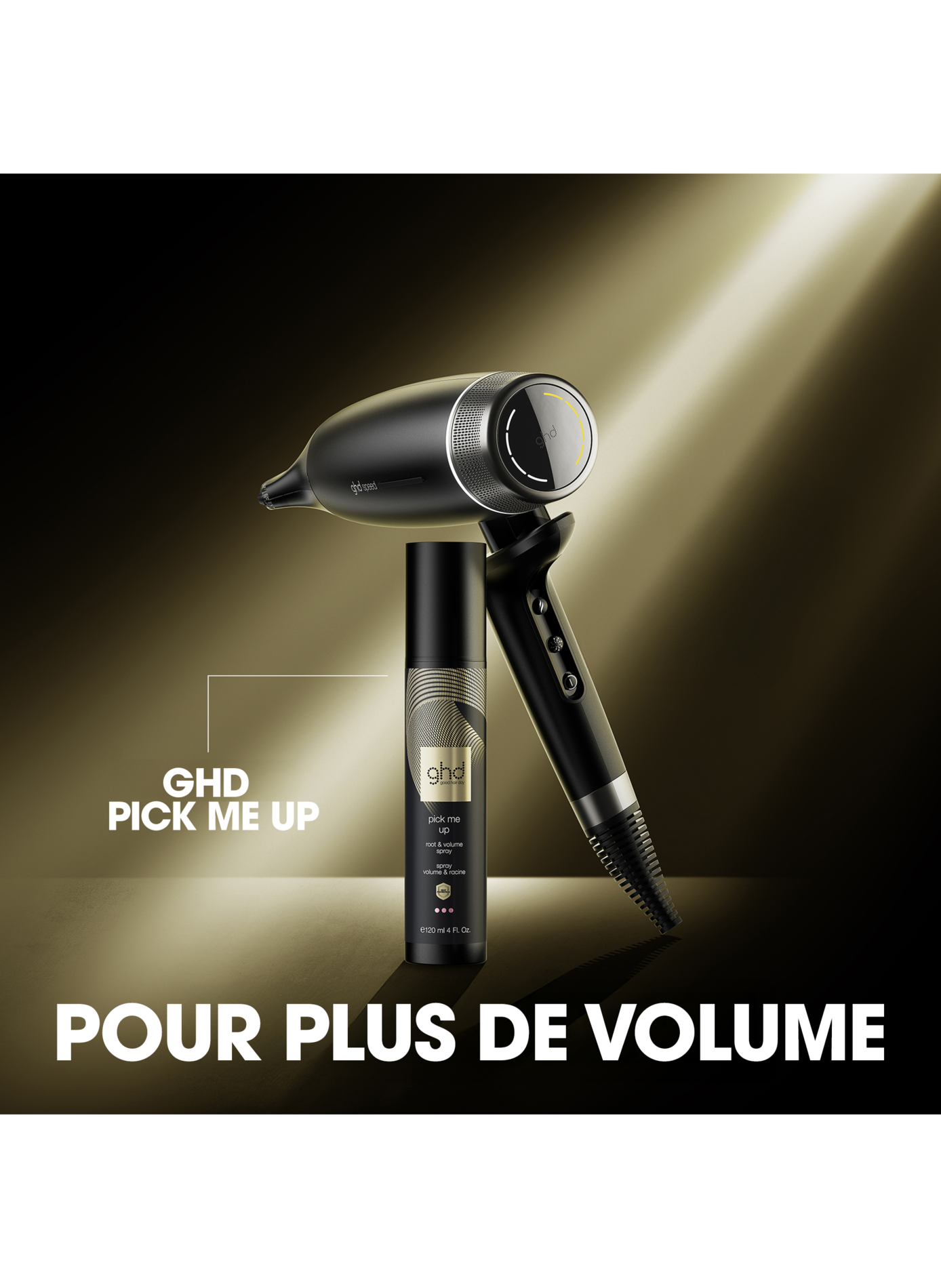 Sèche-cheveux ultra-rapide GHD - Speed noir mat GHD No color
