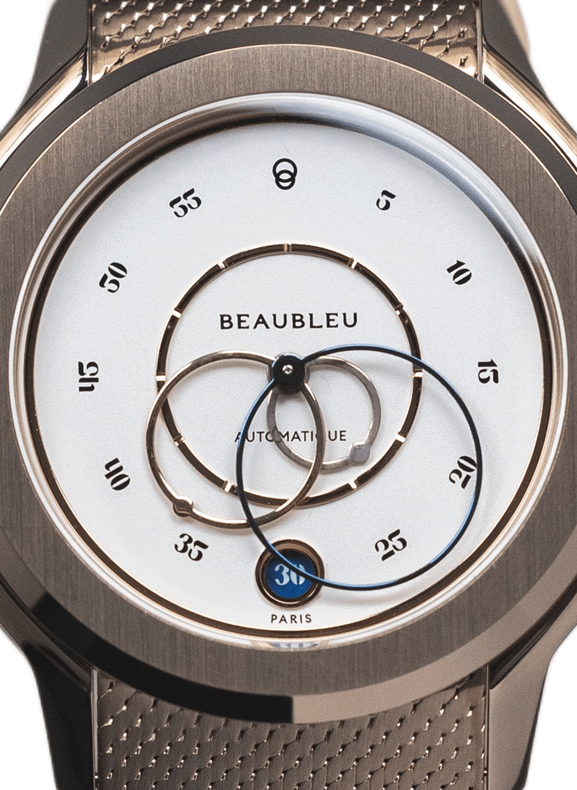 Montre automatique Ecce Lys en acier inoxydable BEAUBLEU Doré