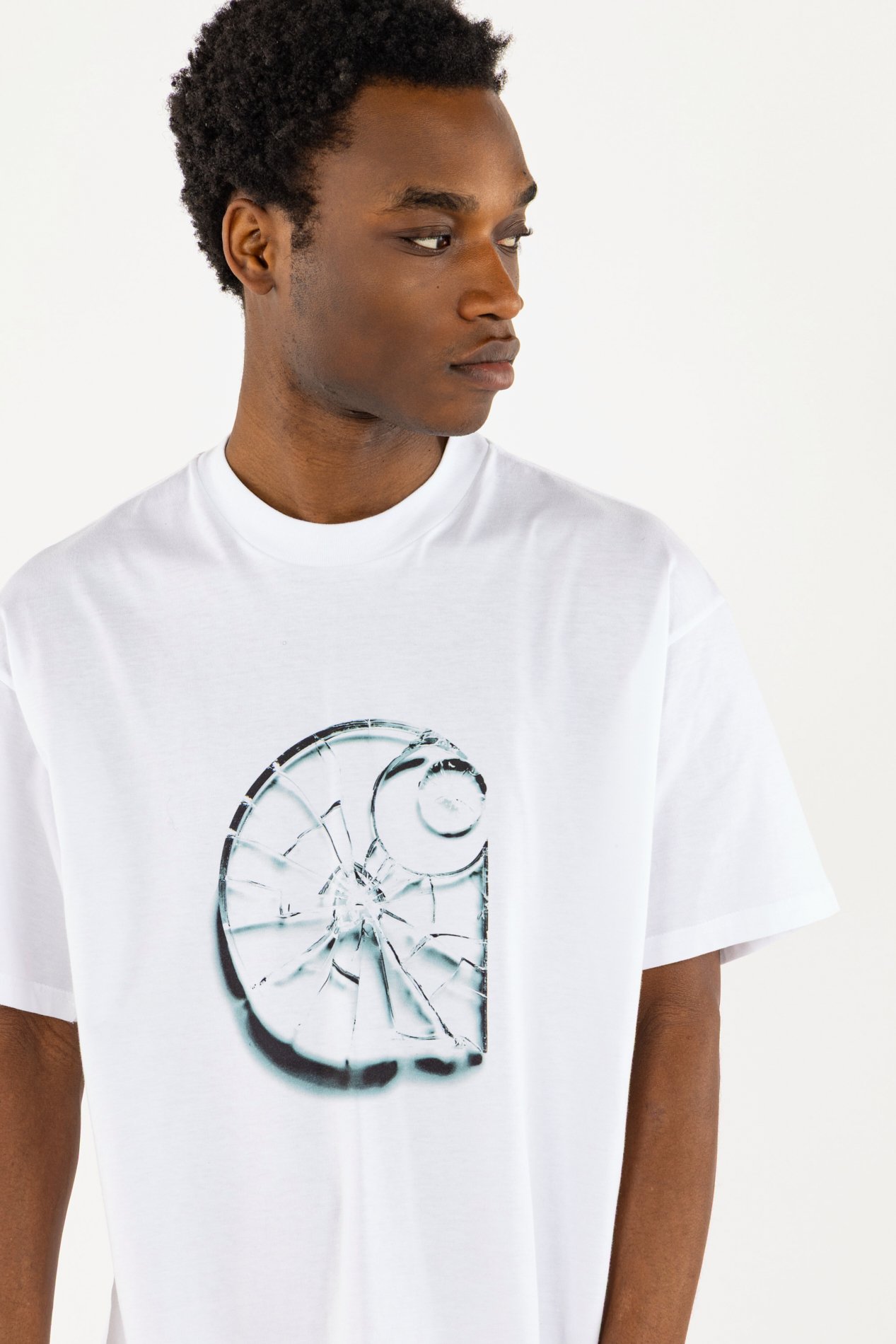 T-shirt s/s shattered t-shirt CARHARTT WIP Blanc