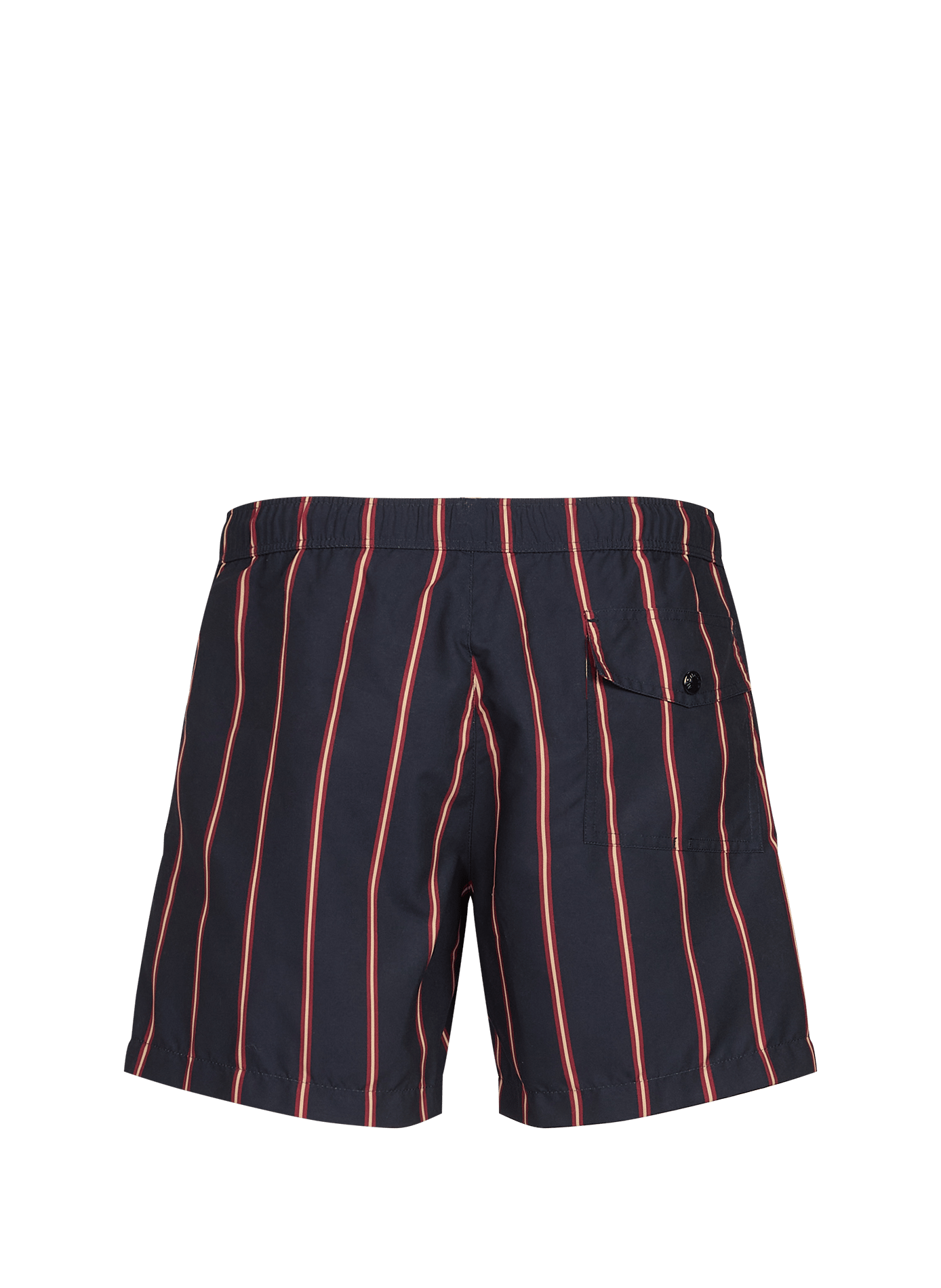 Gestreepte zwemshort met logo MONCLER Veelkleurig