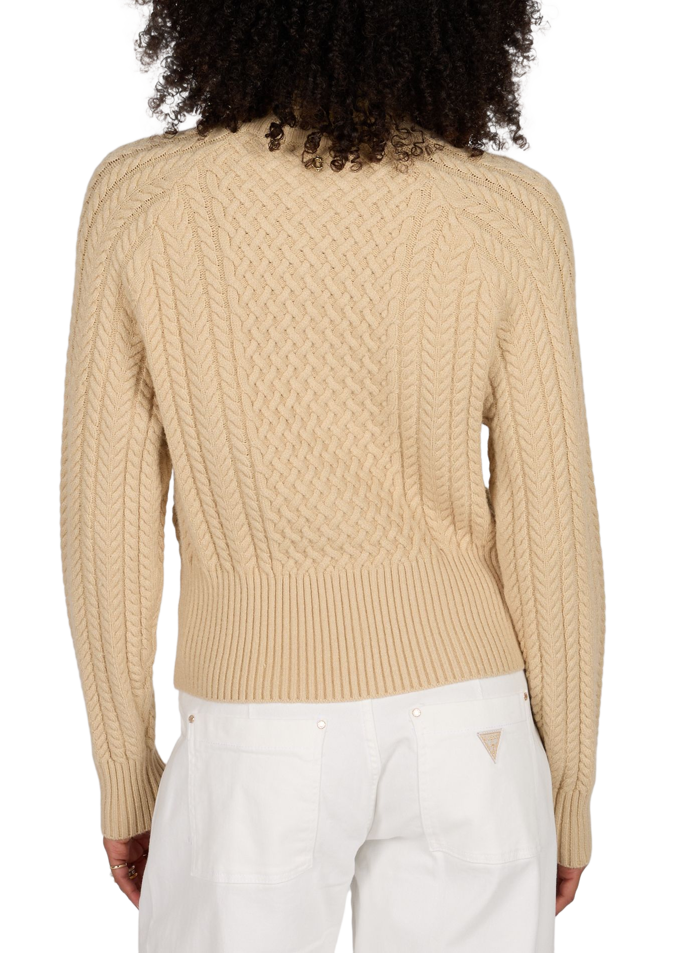 Fitted Yuki sweater GUESS Beige